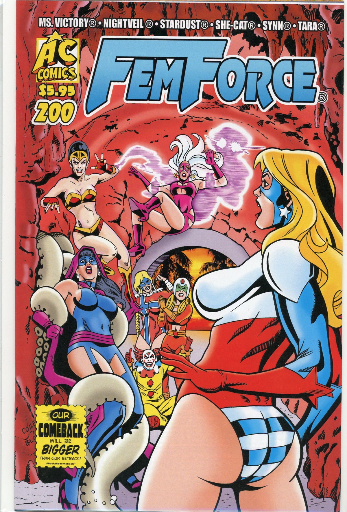 FEMFORCE NM VIBRANT COLORS SEXY COVER GEM