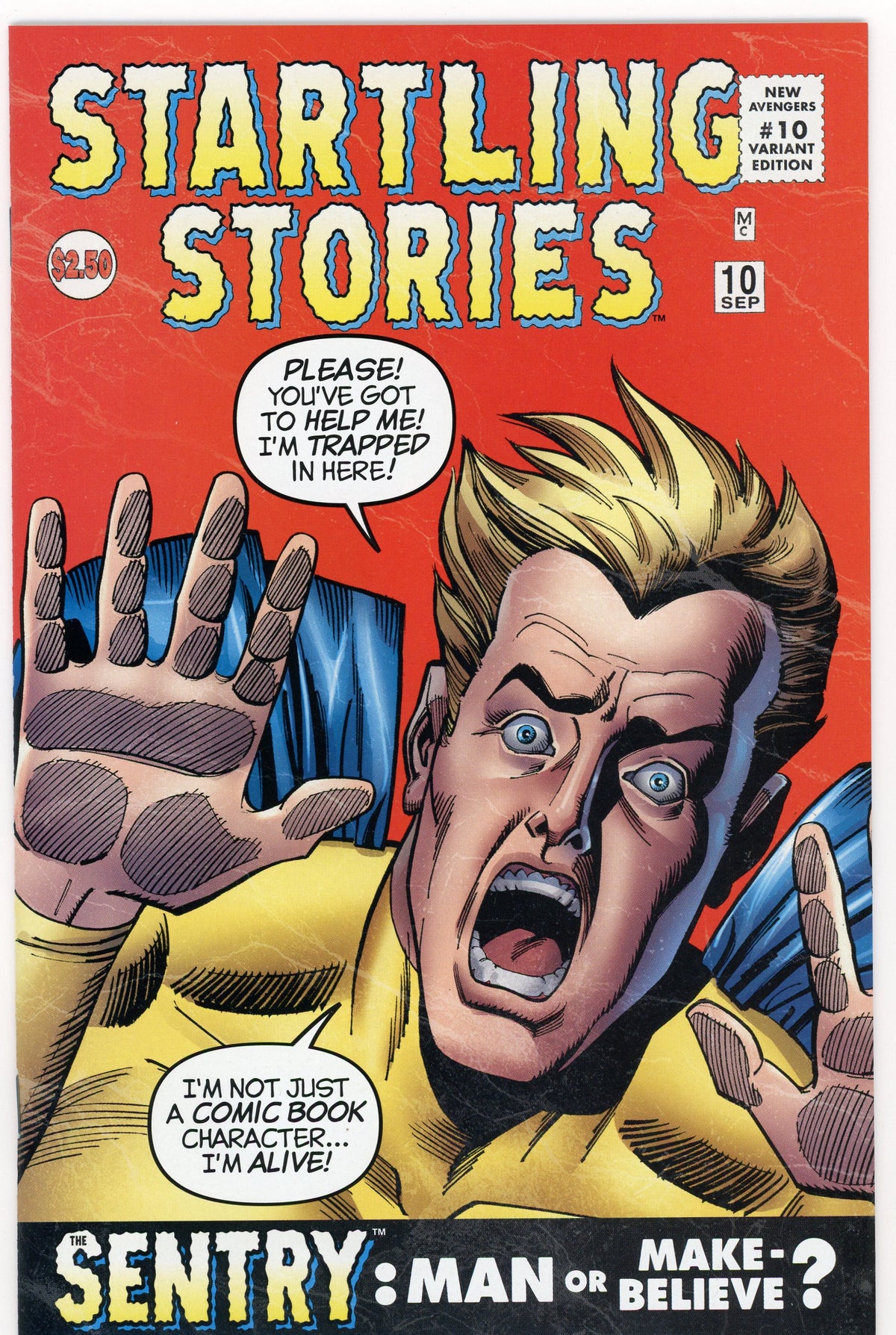 NEW AVENGERS #10 VARIANT NM SENTRY SENSATIONAL COVER GREAT COLORS