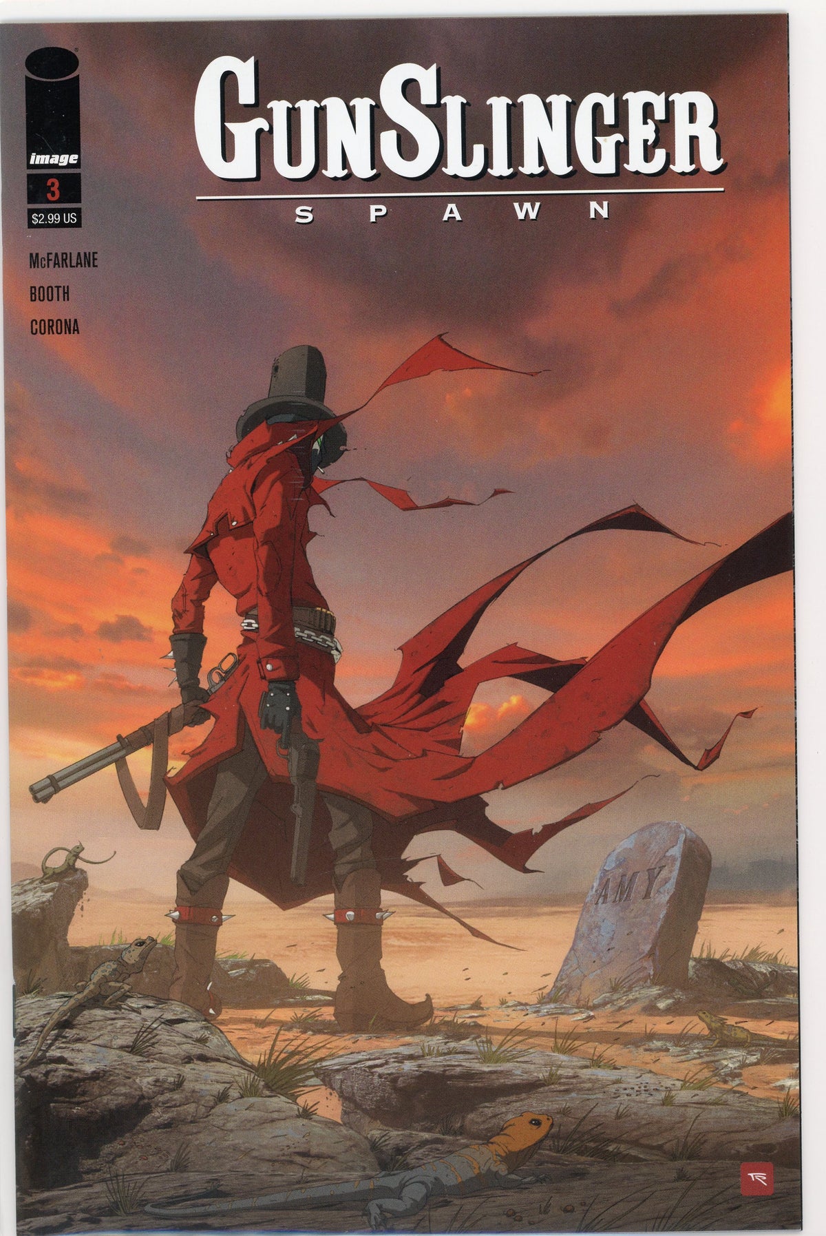 GUNSLINGER SPAWN #3 NM DESOLATE COVER MCFARLANE WORK GEM