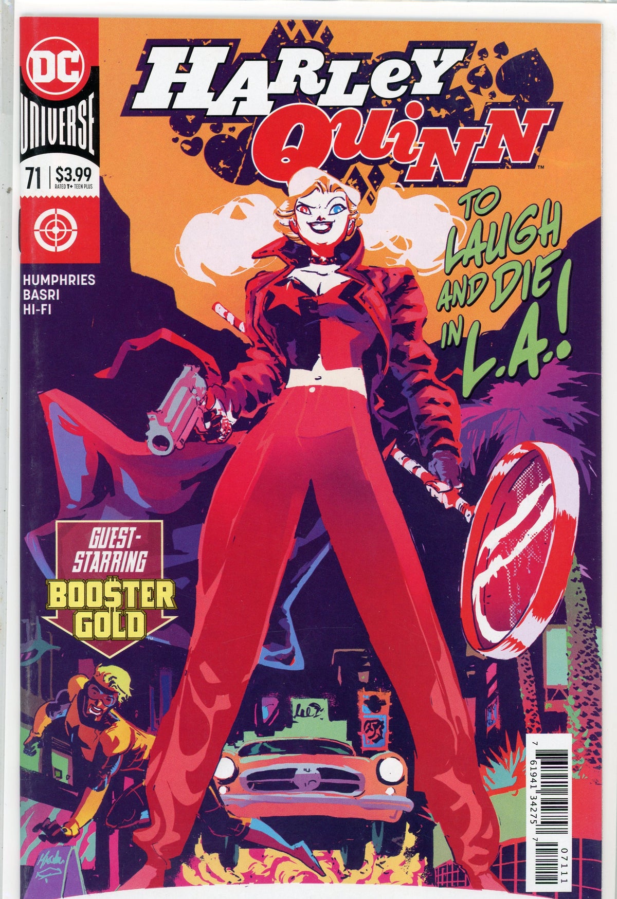 HARLEY QUINN #71 NM BOOSTER GOLD APP. SHINY COLORS GREAT COVER