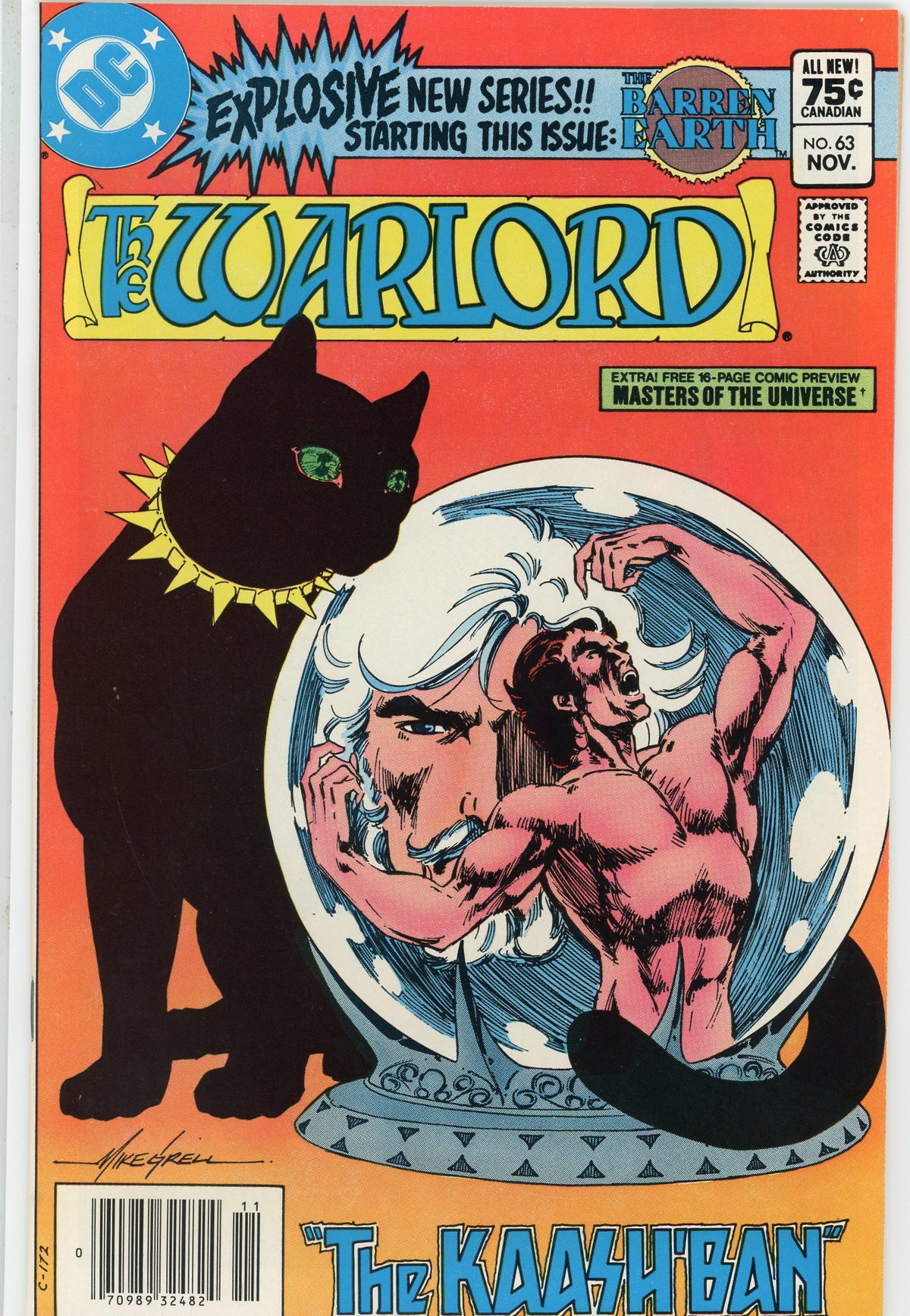 WARLORD #63 NM CLASSIC MIKE GRELL COVER GLOSSY SHEEN
