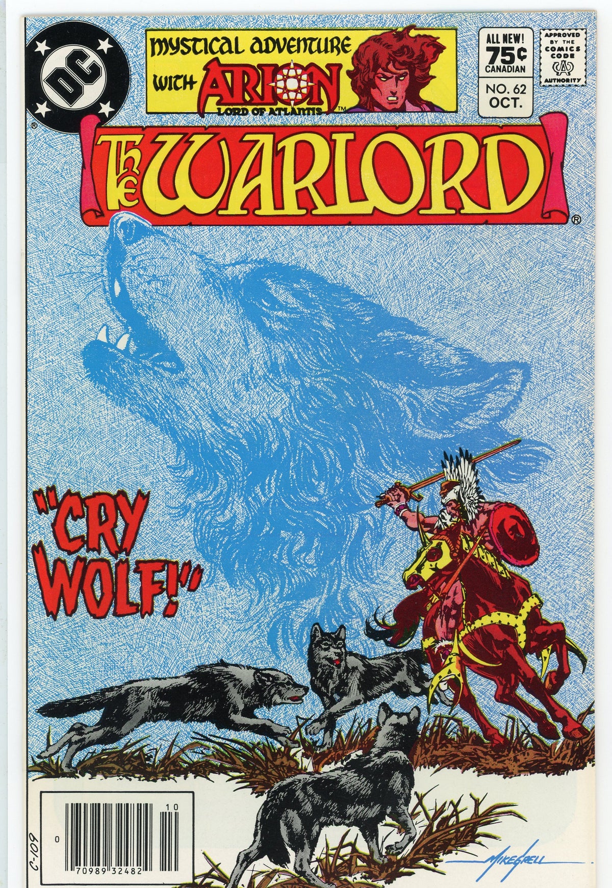 WARLORD #62 NM CPV MEMORABLE GRELL COVER WONDROUS SHEEN