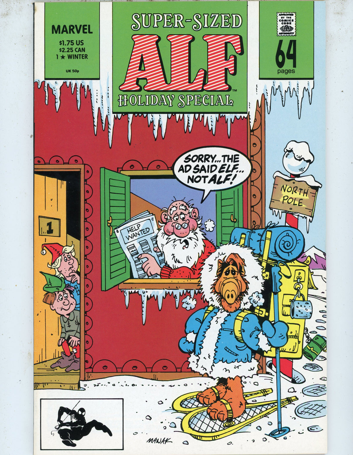 ALF Holiday Special #1 (1990) Marvel Comics