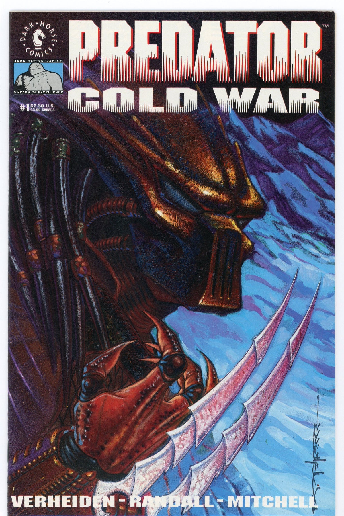 PREDATOR COLD WAR #1 NM FEARSOME COVER LUSTROUS GLOSS