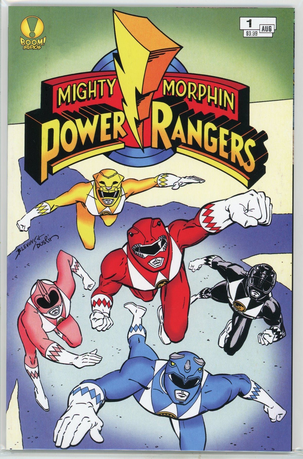 MIGHTY MORPHIN POWER RANGERS #1 NM NICE COLOR PALETTE TERRIFIC COVER