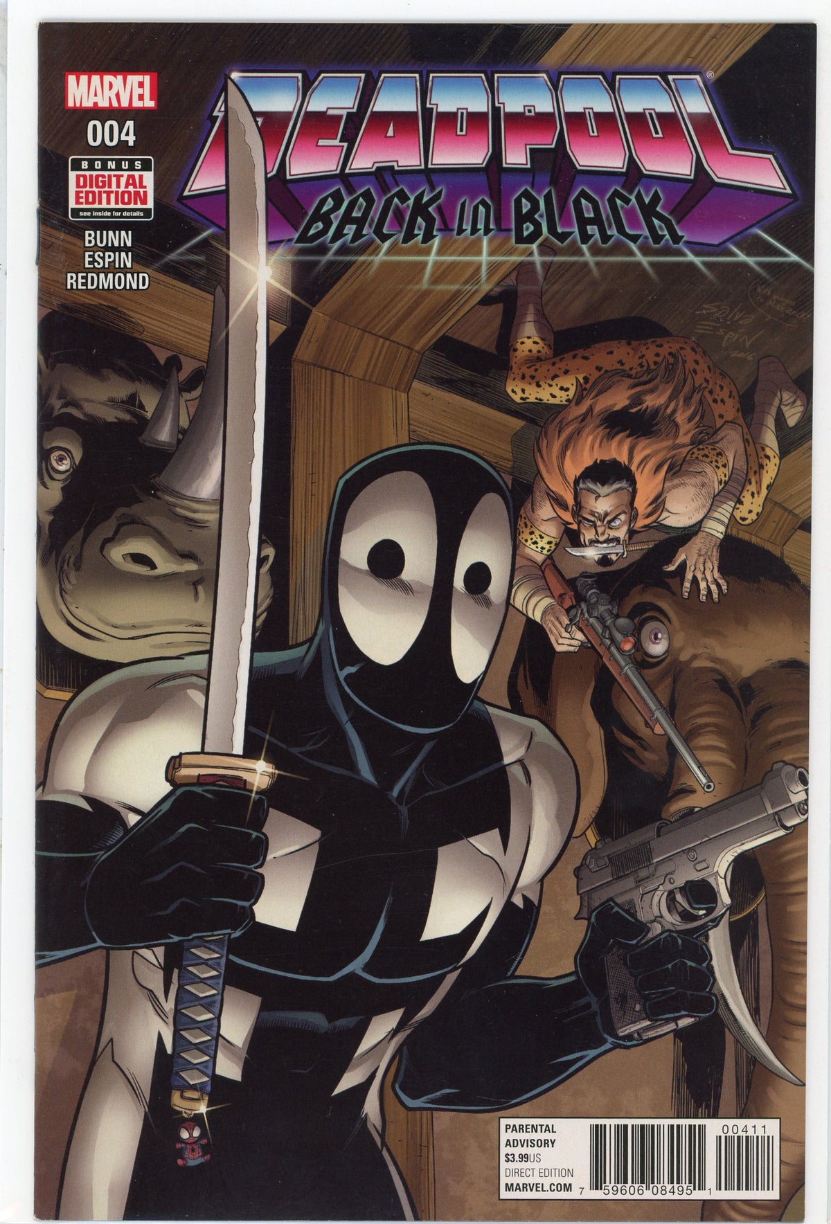 DEADPOOL BACK IN BLACK #4 NM STUNNING COVER SPECTACULAR GLOSS
