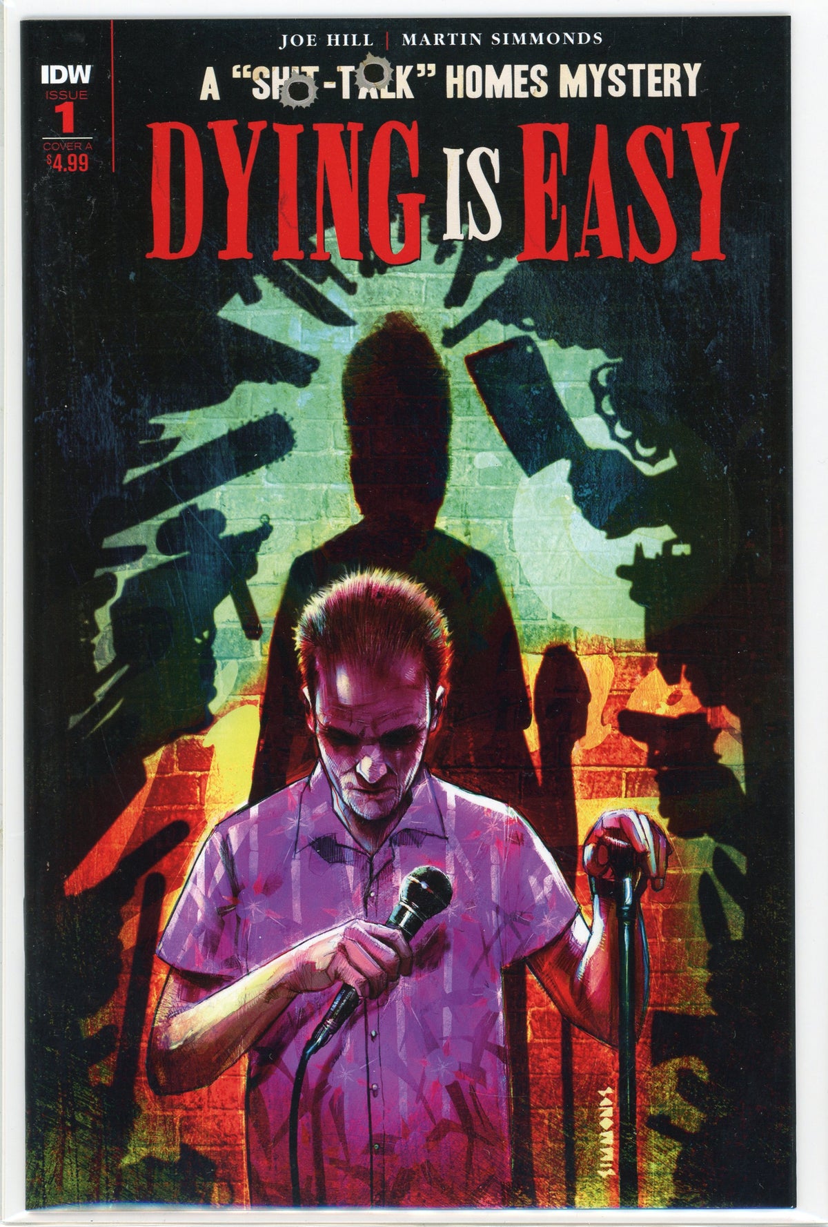DYING IS EASY #1 NM JOE HILL PRODUCTION GLOSSY SHEEN MEMORABLE COVER