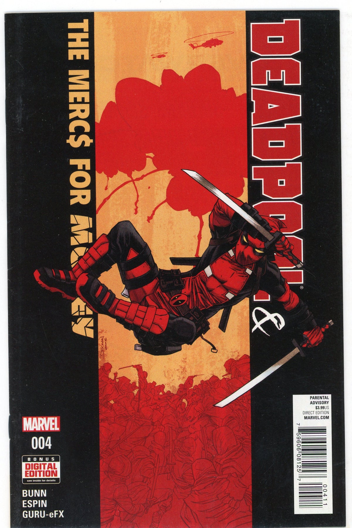 DEADPOOL AND THE MERCS FOR MONEY #4 NM BUNN WORK MEMORABLE COVER GEM