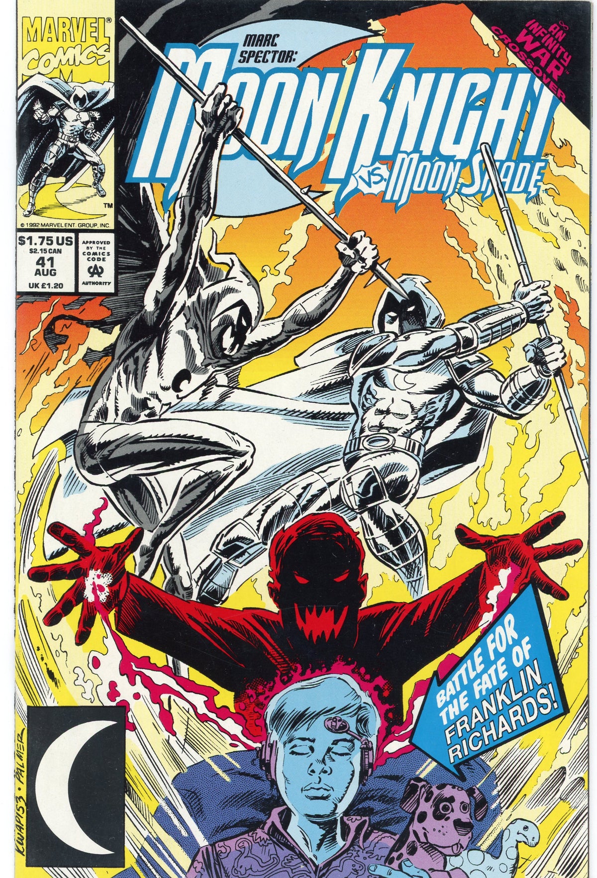 MARC SPECTRE MOON KNIGHT #41 NM INCENDIARY COVER KILLER SHEEN