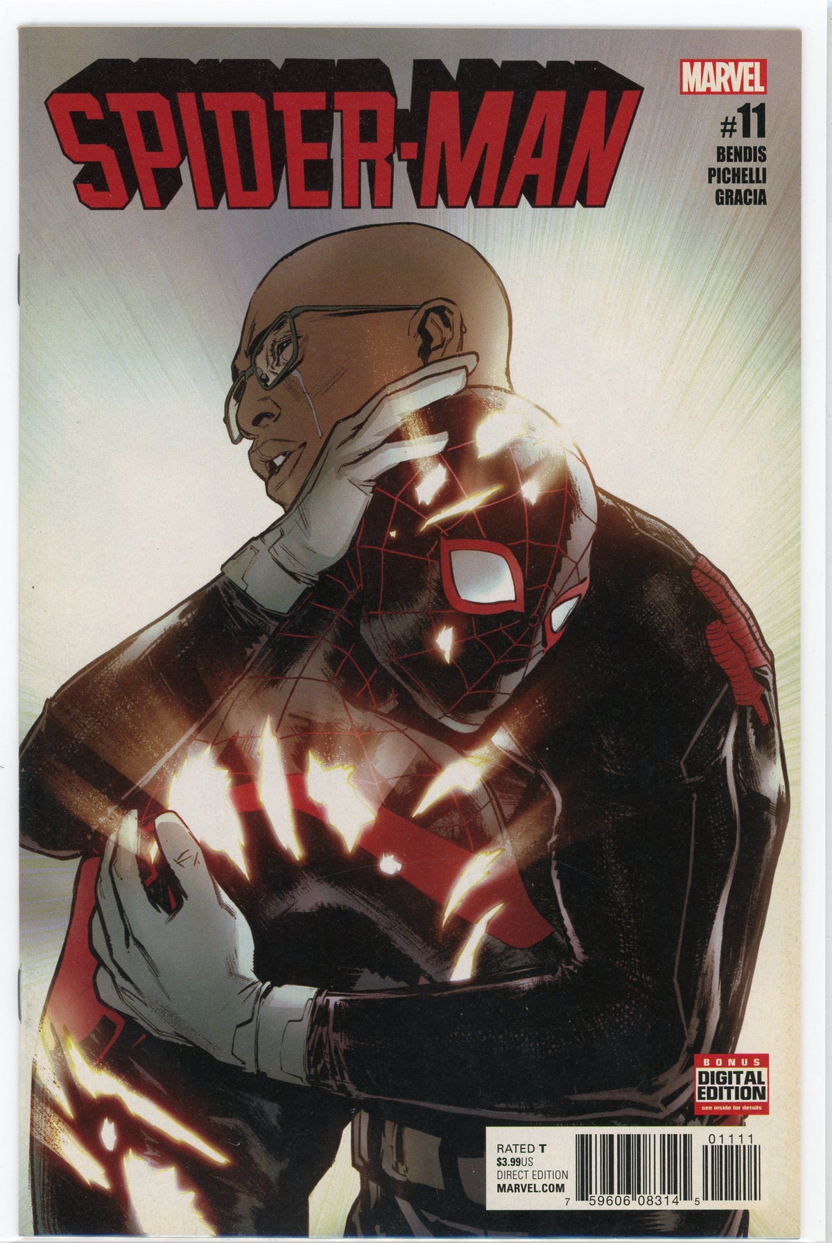 SPIDER MAN #11 NM TOUCHING COVER KILLER GLOSS AND SHEEN