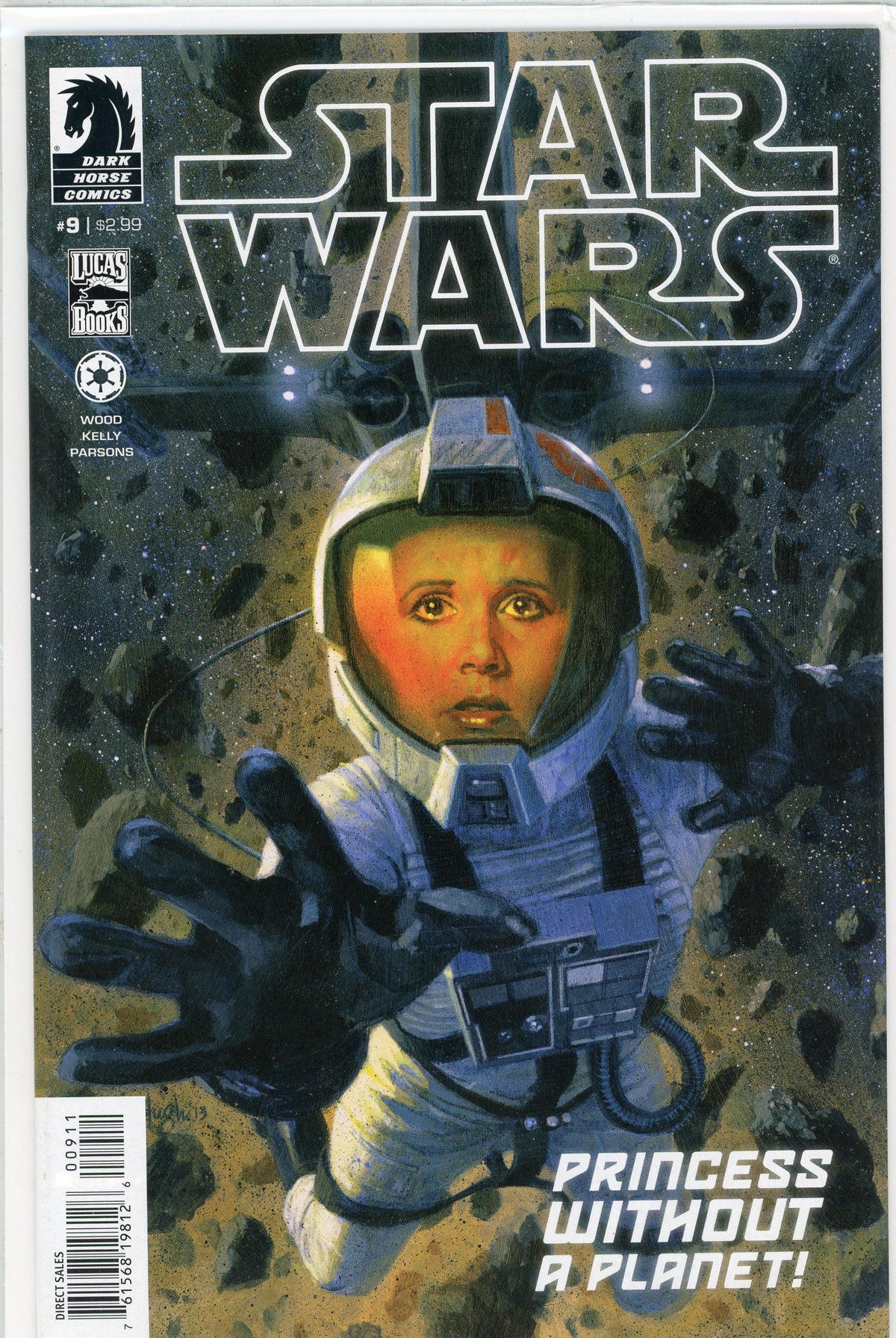 STAR WARS #9 NM DARK HORSE COMICS INCREDIBLE COVER WOOD KELLY WORK
