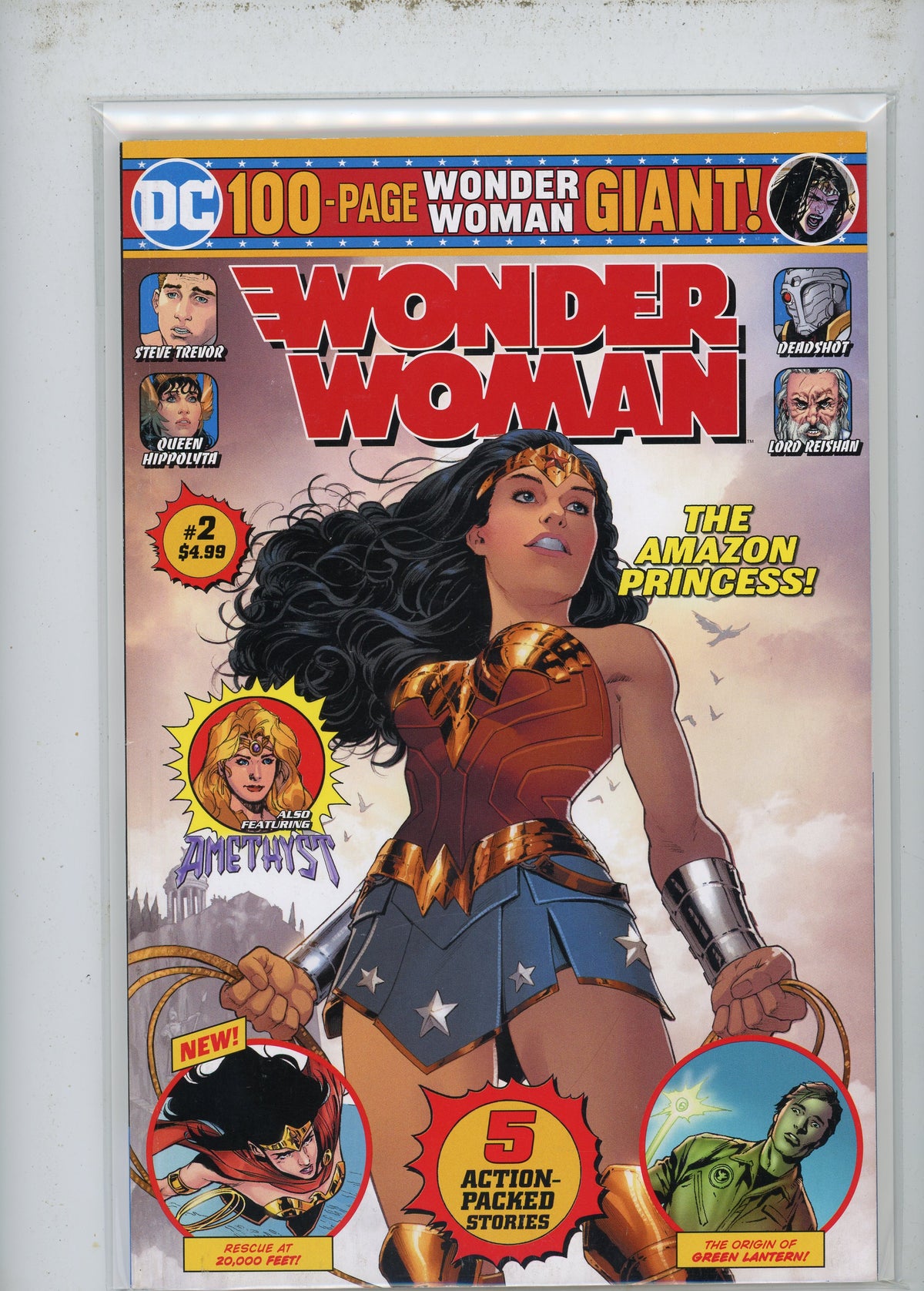 WONDER WOMAN #2 NM 100 PAGE SQUAREBOUND ACTION PACKED COVER