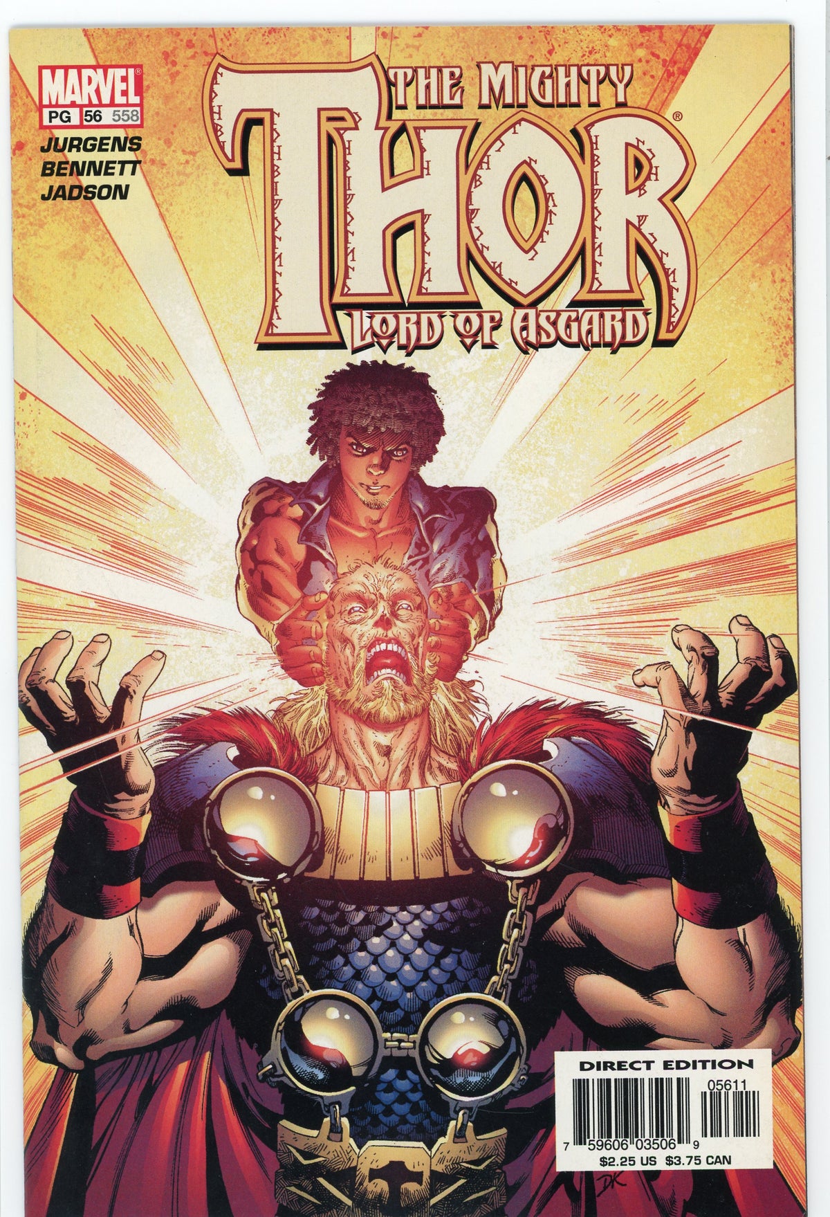 THE MIGHTY THOR LORD OF ASGARD #558 NM JURGENS WORK MAGNIFICENT COVER