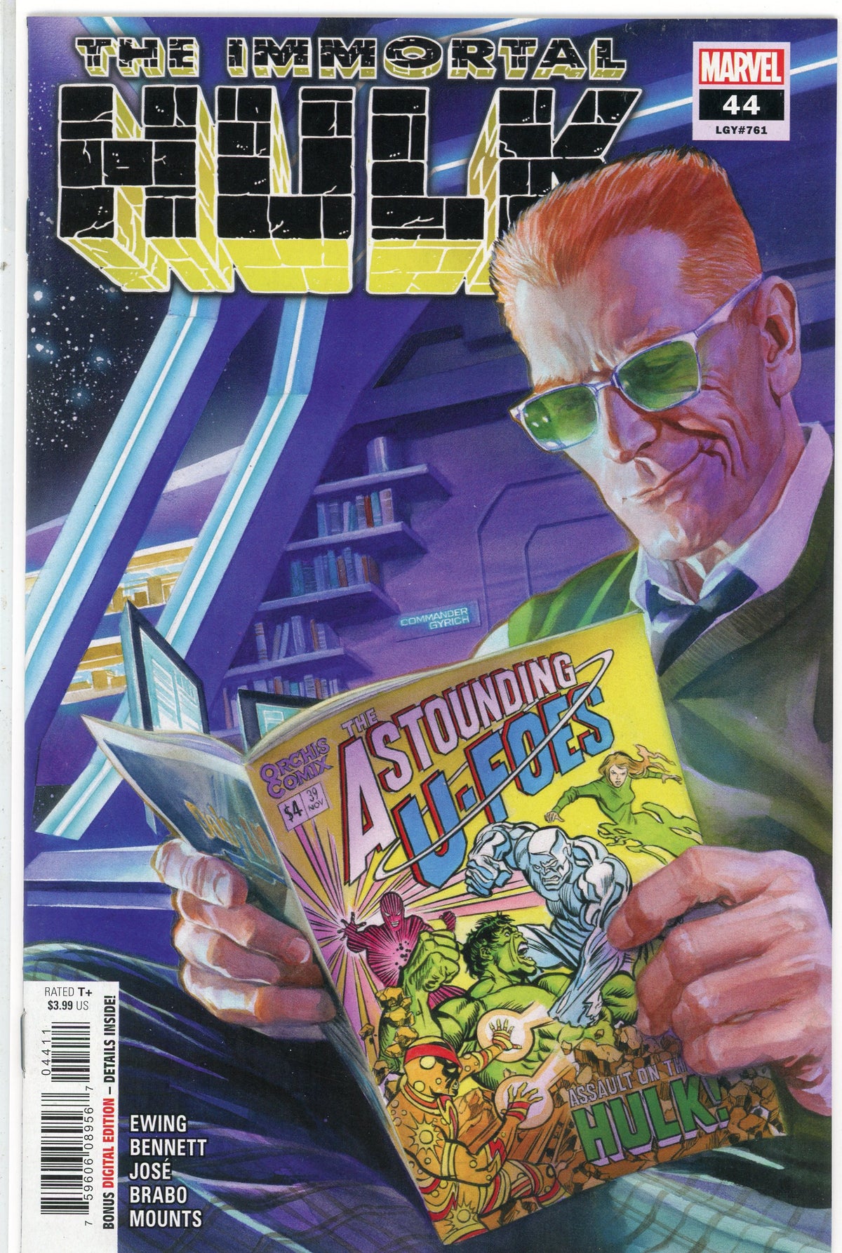 THE IMMMORTAL HULK #44 NM SELF REFERENTIAL COVER STUNNING GLOSSY SHEEN
