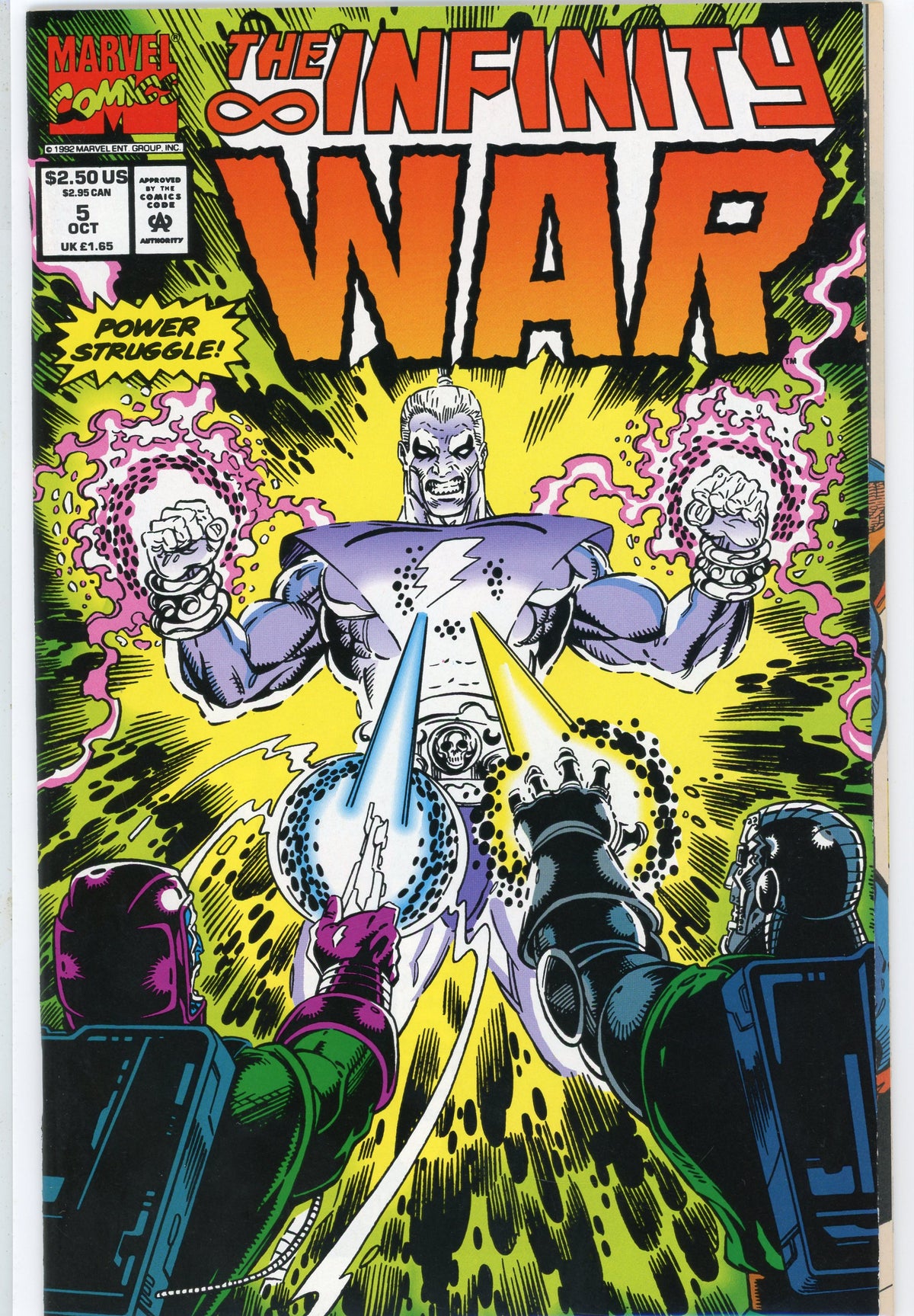 THE INFINITY WAR #5 NM STUNNING BATTLE COVER GREAT LOOKING SHEEN