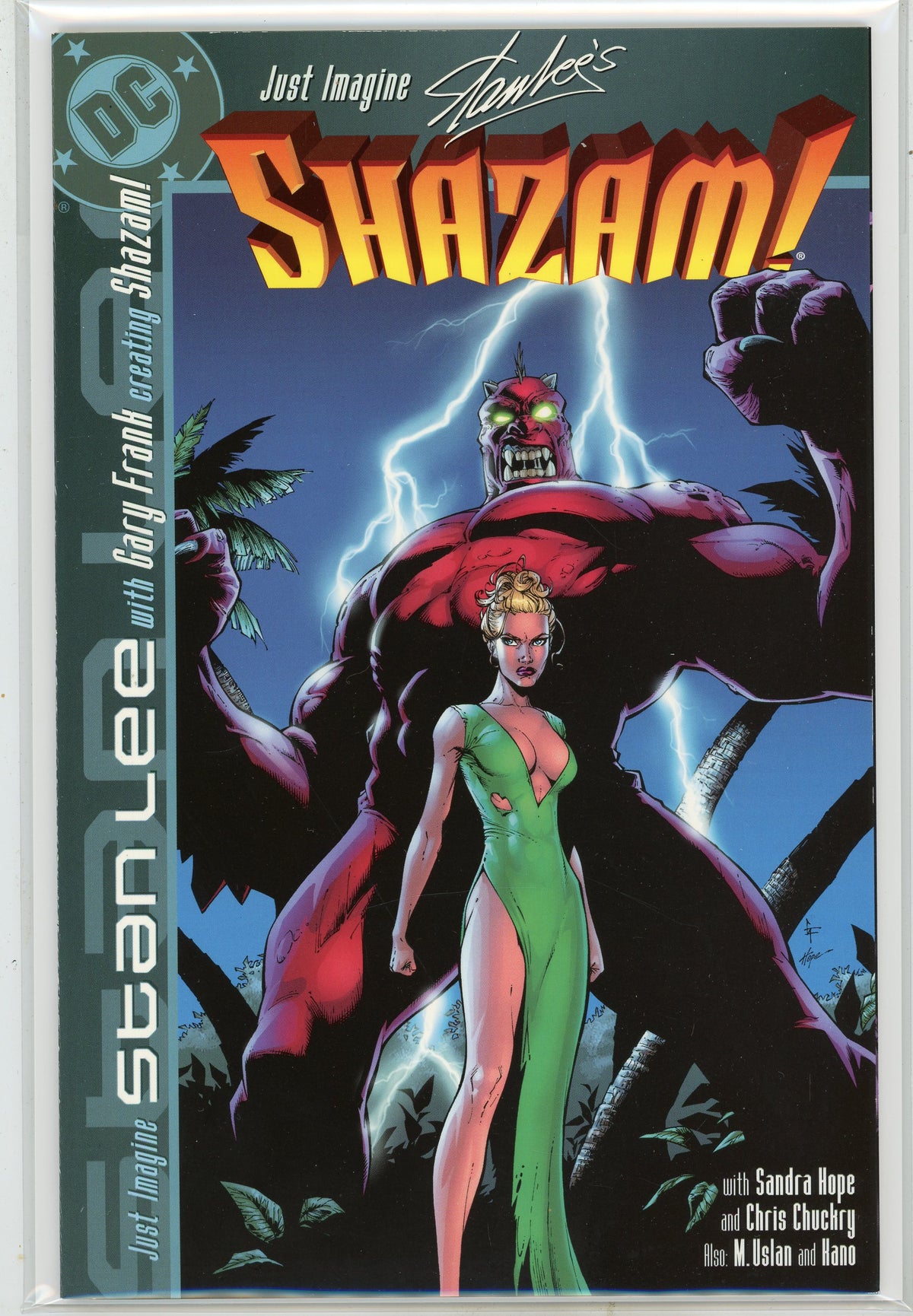 JUST IMAGINE STAN LEES SHAZAM NM GLOSSY SHEEN TREMENDOUS COVER