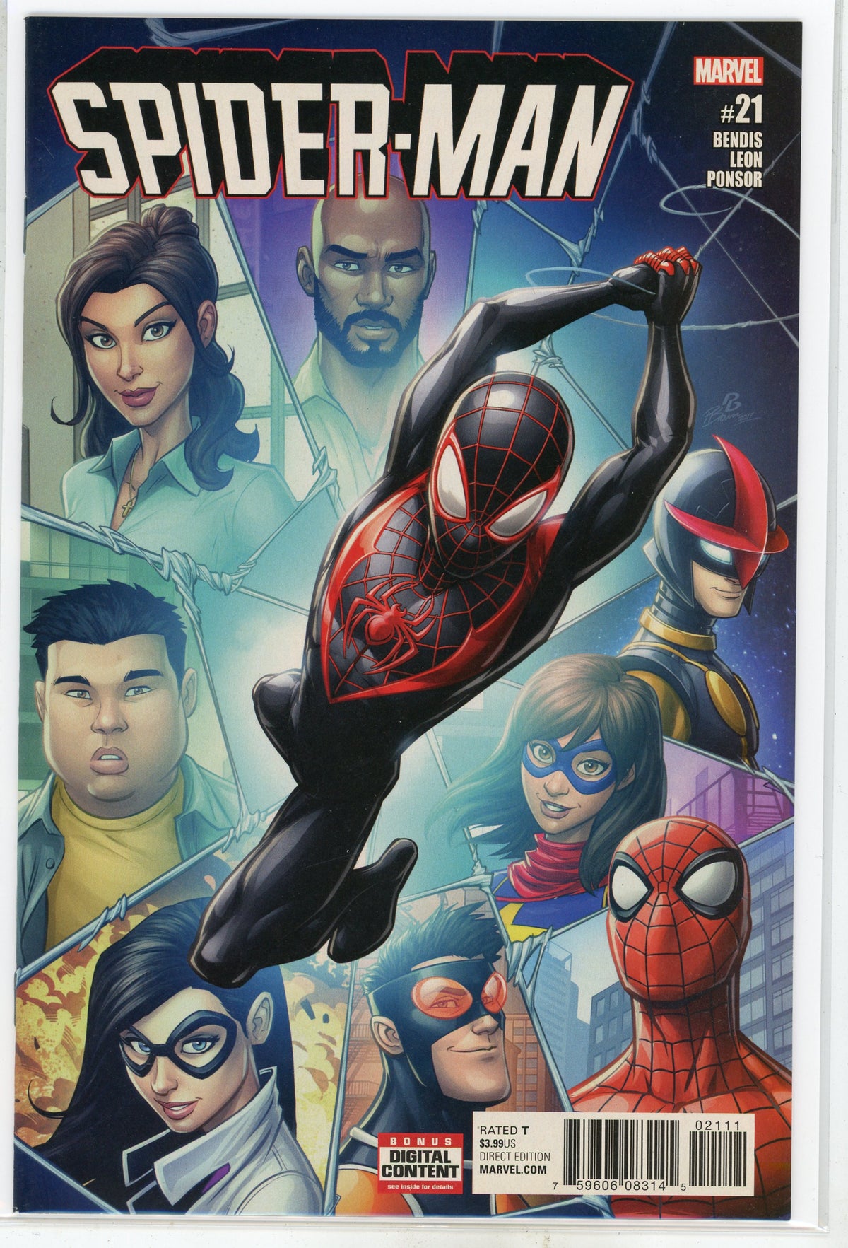 SPIDER MAN #21 NM GLOSSY FINISH AWESOME COVER GEM