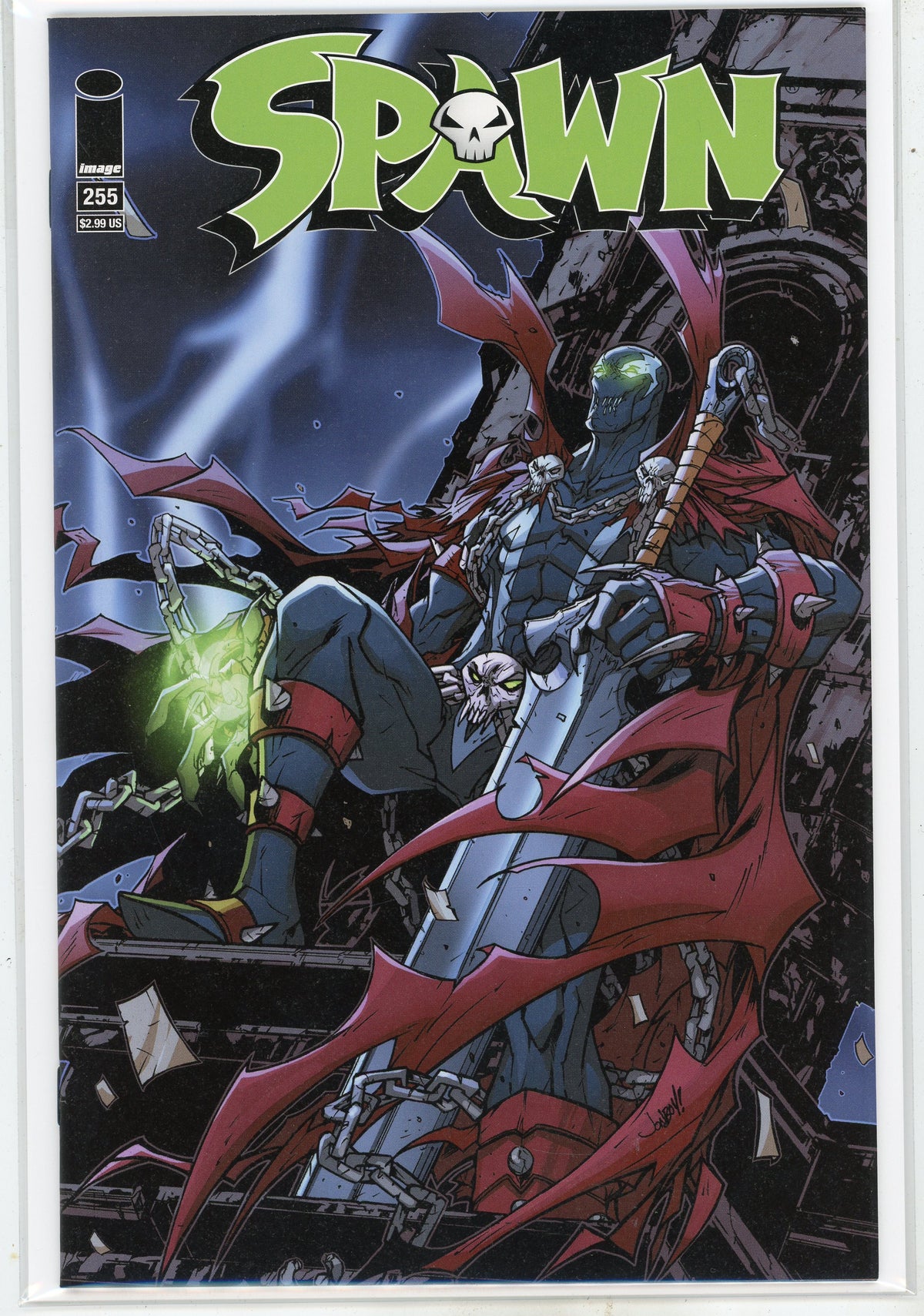 SPAWN #255 NM HARD TO FIND LATER ISSUE EXCEPTIONAL COVER