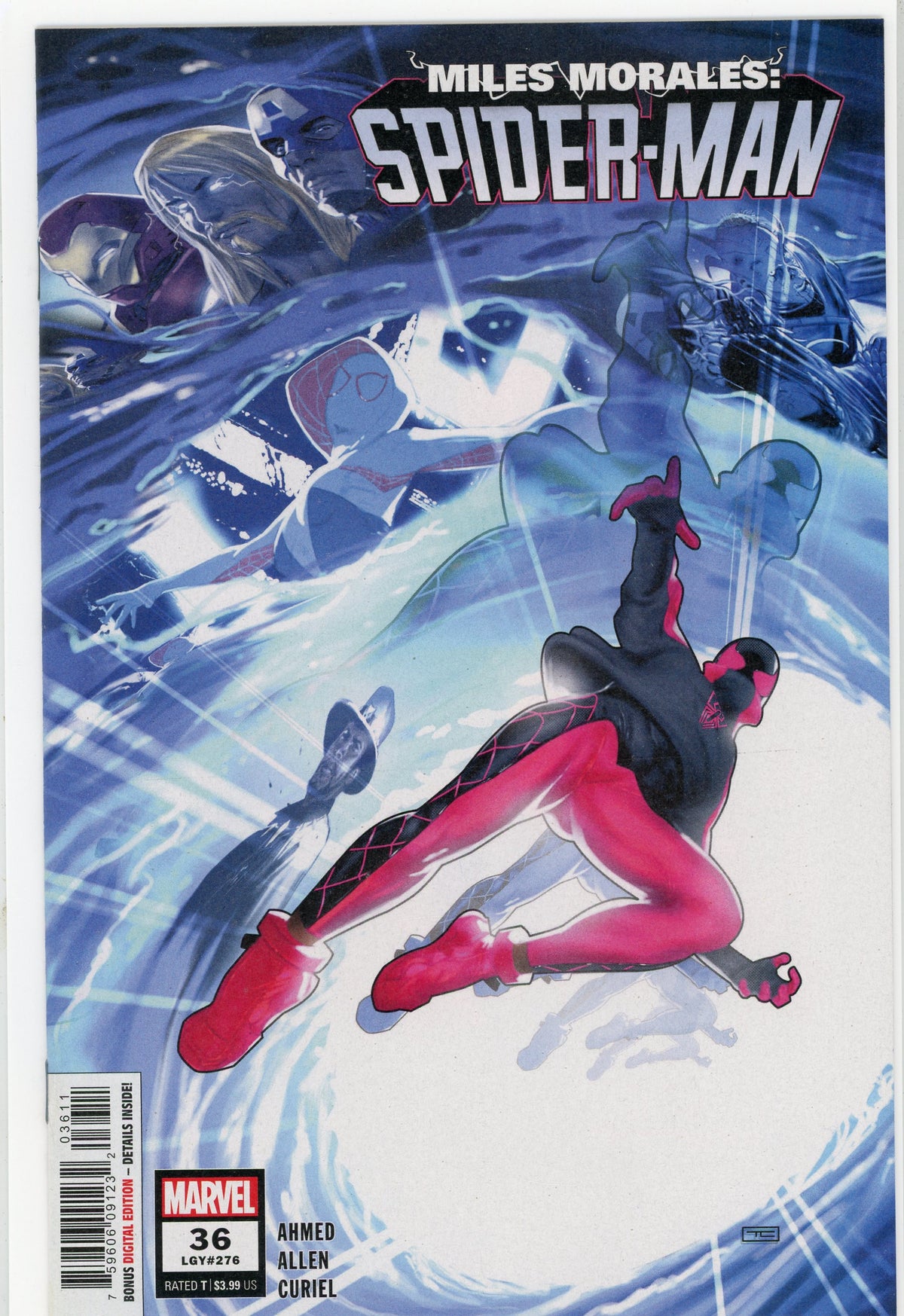 MILES MORALES SPIDERMAN #36 NM INCREDIBLY GLOSSY COLORS AND COVER