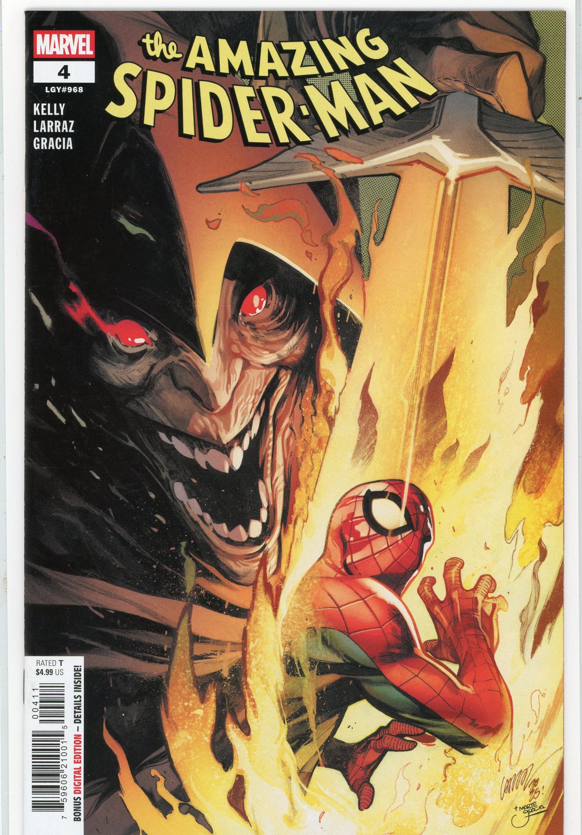 THE AMAZING SPIDERMAN #4 NM INCENDIARY COVER BRILLIANT SHEEN
