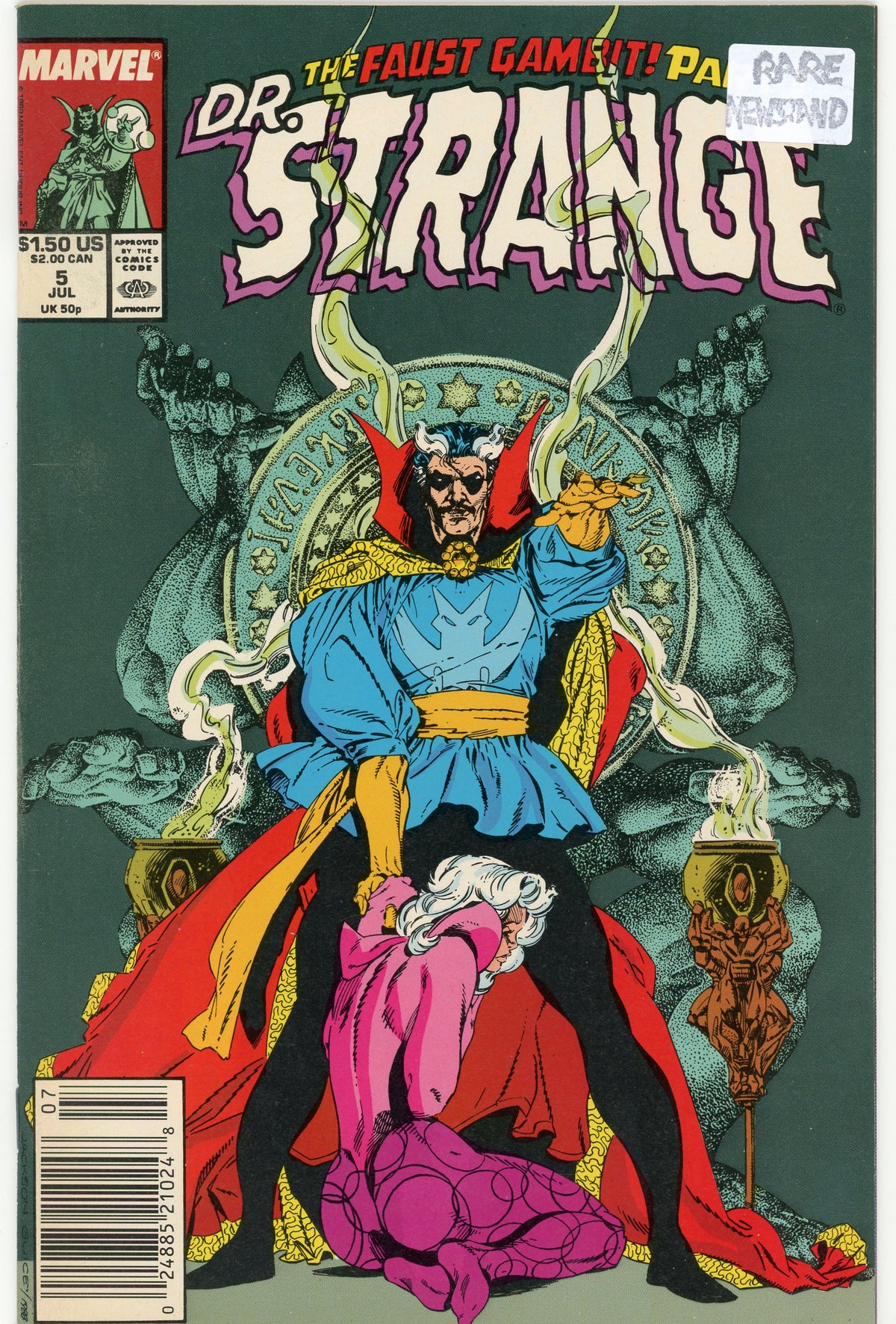DR. STRANGE #5 NM RARE NEWSTAND INCREDIBLE COVER NICE FINISH