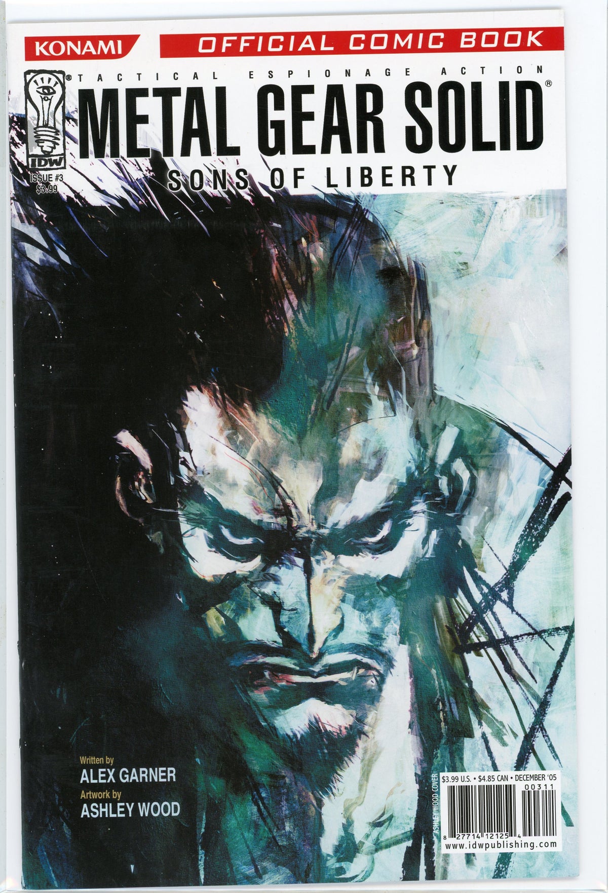 METAL GEAR SOLID #3 SONS OF LIBERTY NM HOT TITLE INCREDIBLE COVER