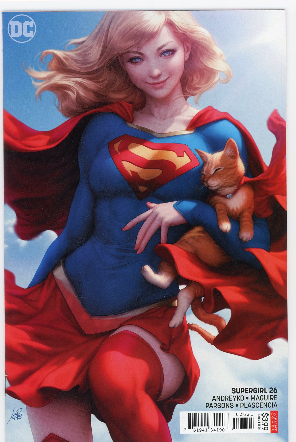 SUPERGIRL #26 NM GORGEOUS VARIANT COVER GREAT COLOR PALETTE