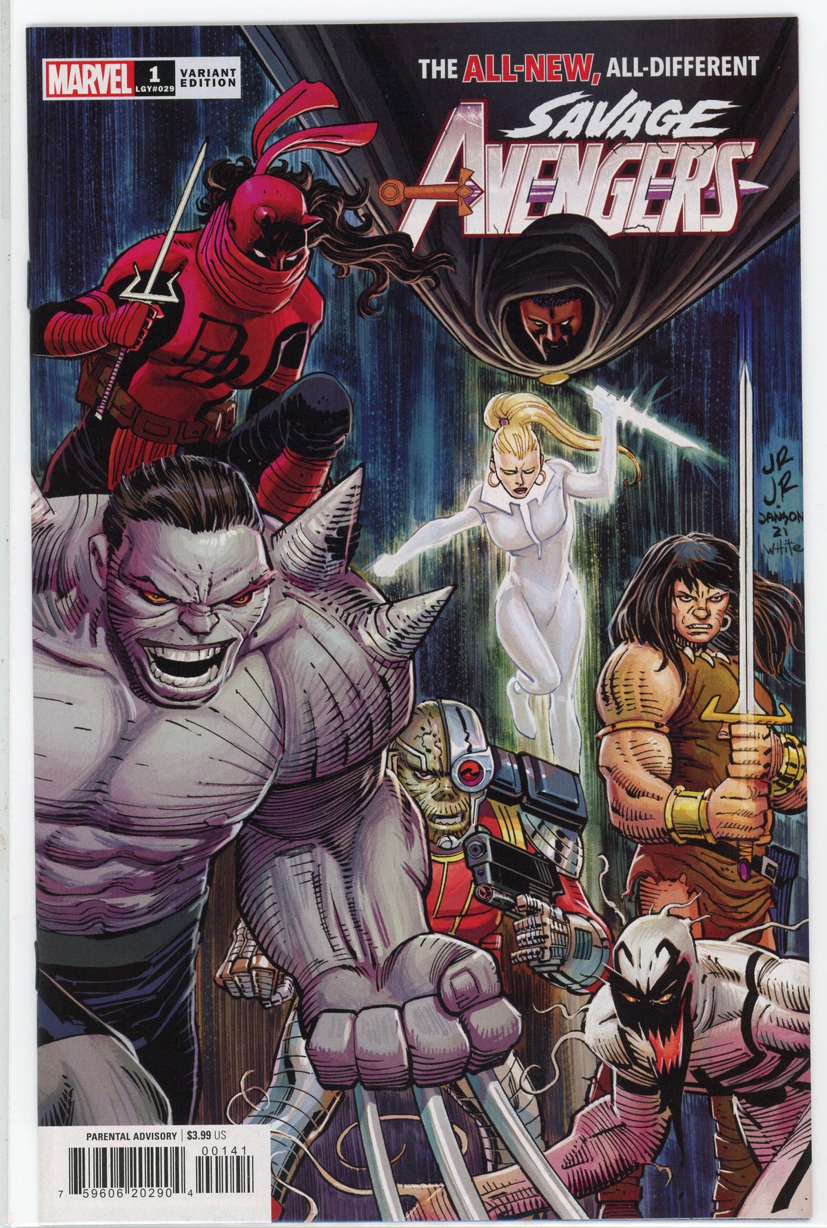 SAVAGE AVENGERS #1 NM VARIANT ED. INCREDIBLE COVER KILLER GLOSS