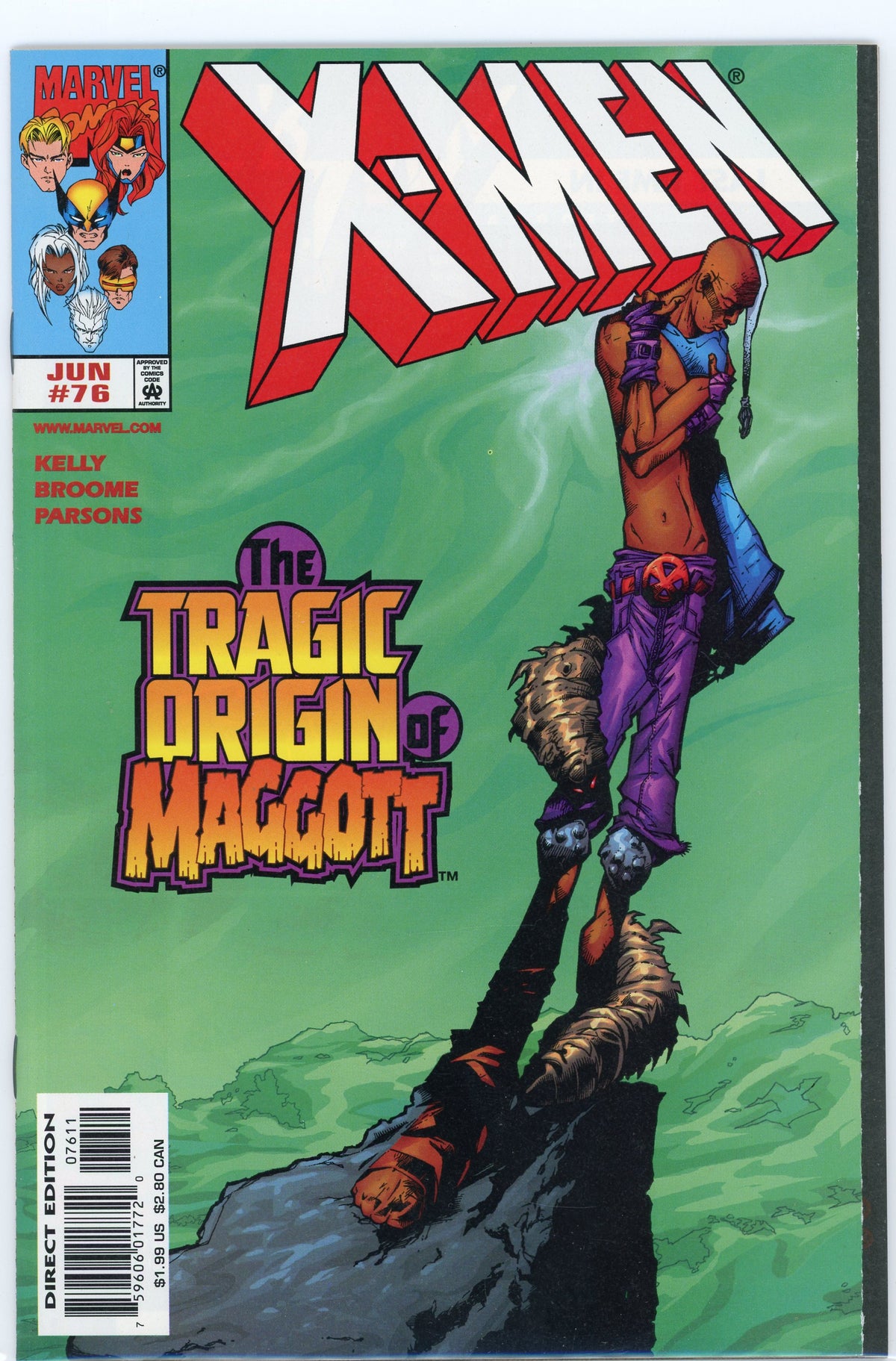 X-MEN #76 NM FORLORN COVER TREMENDOUS GLOSSY SHEEN