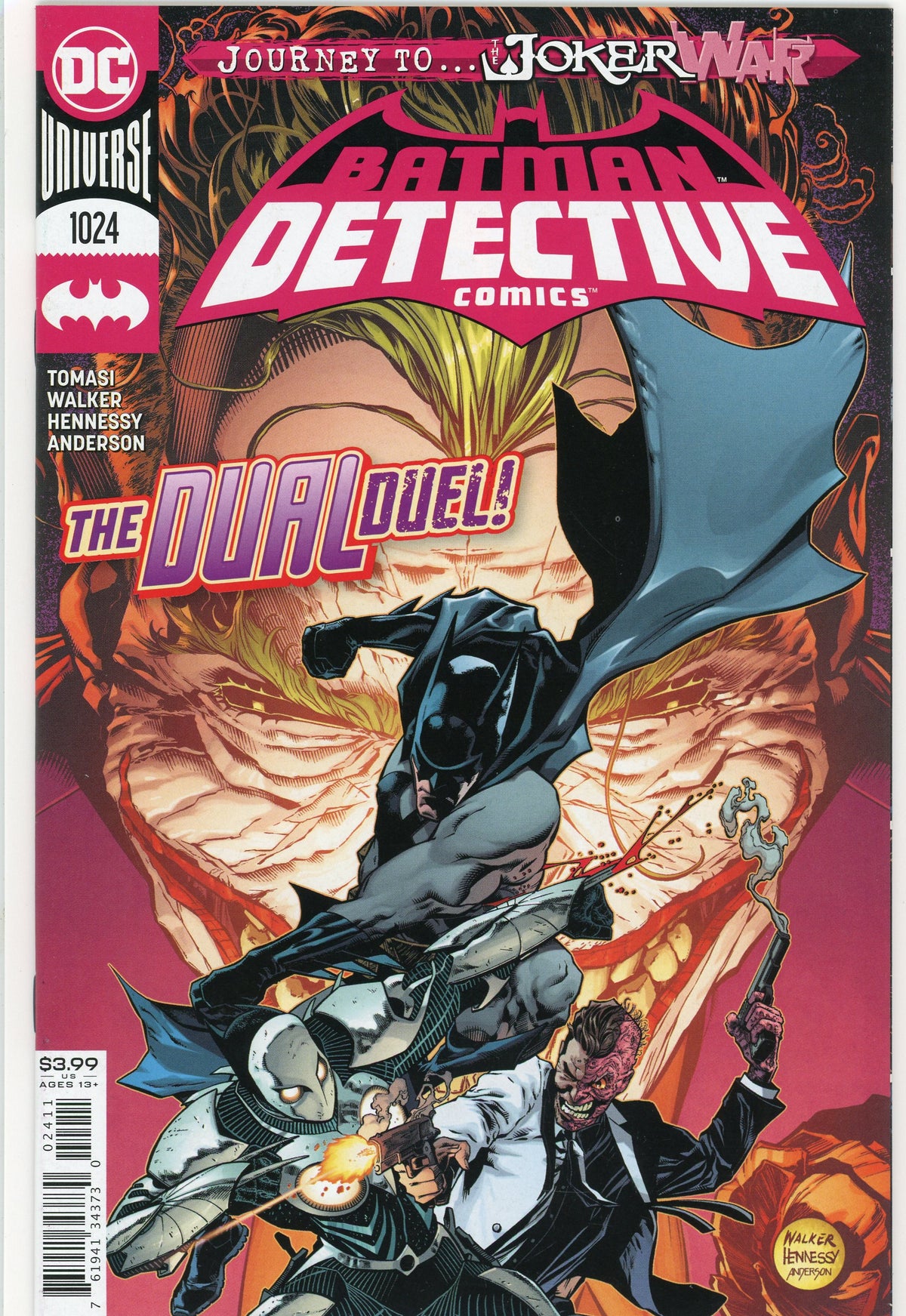 DETECTIVE COMICS #1024 NM GREAT BATTLE COVER GLOSSY COLORS