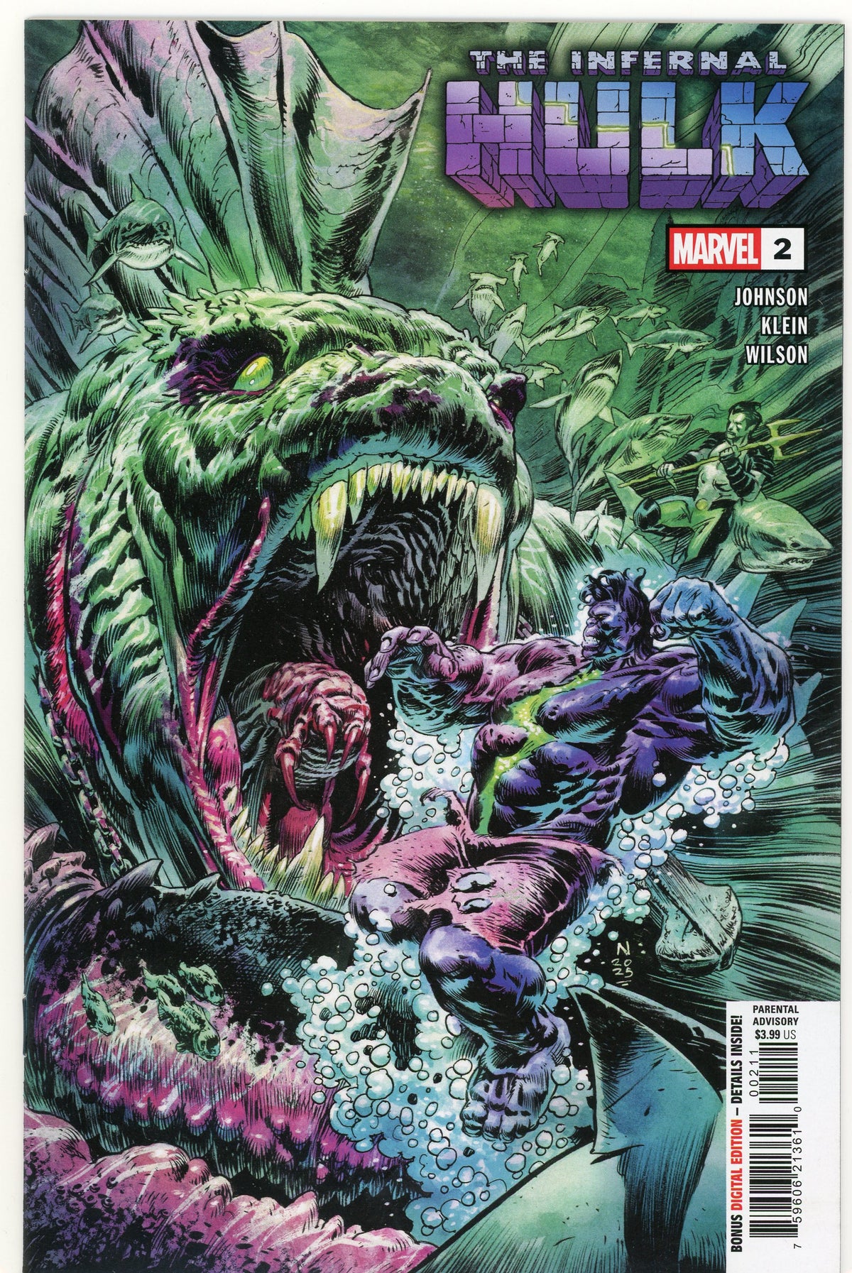 THE INFERNAL HULK #2 NM INCREDIBLE BATTLE COVER BRILLIANT GLOSS