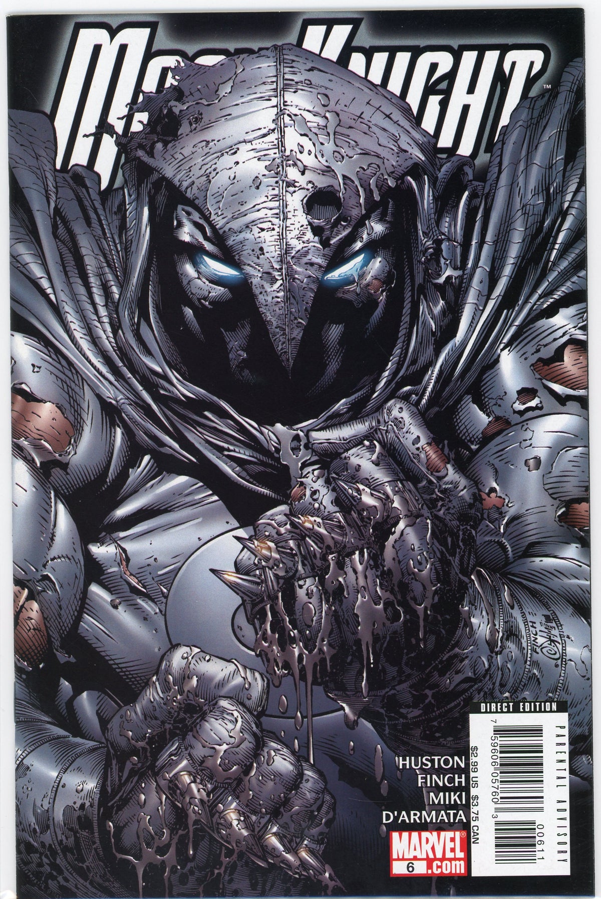 MOON KNIGHT #6 NM STUNNING COVER GLISTENING GLOSS