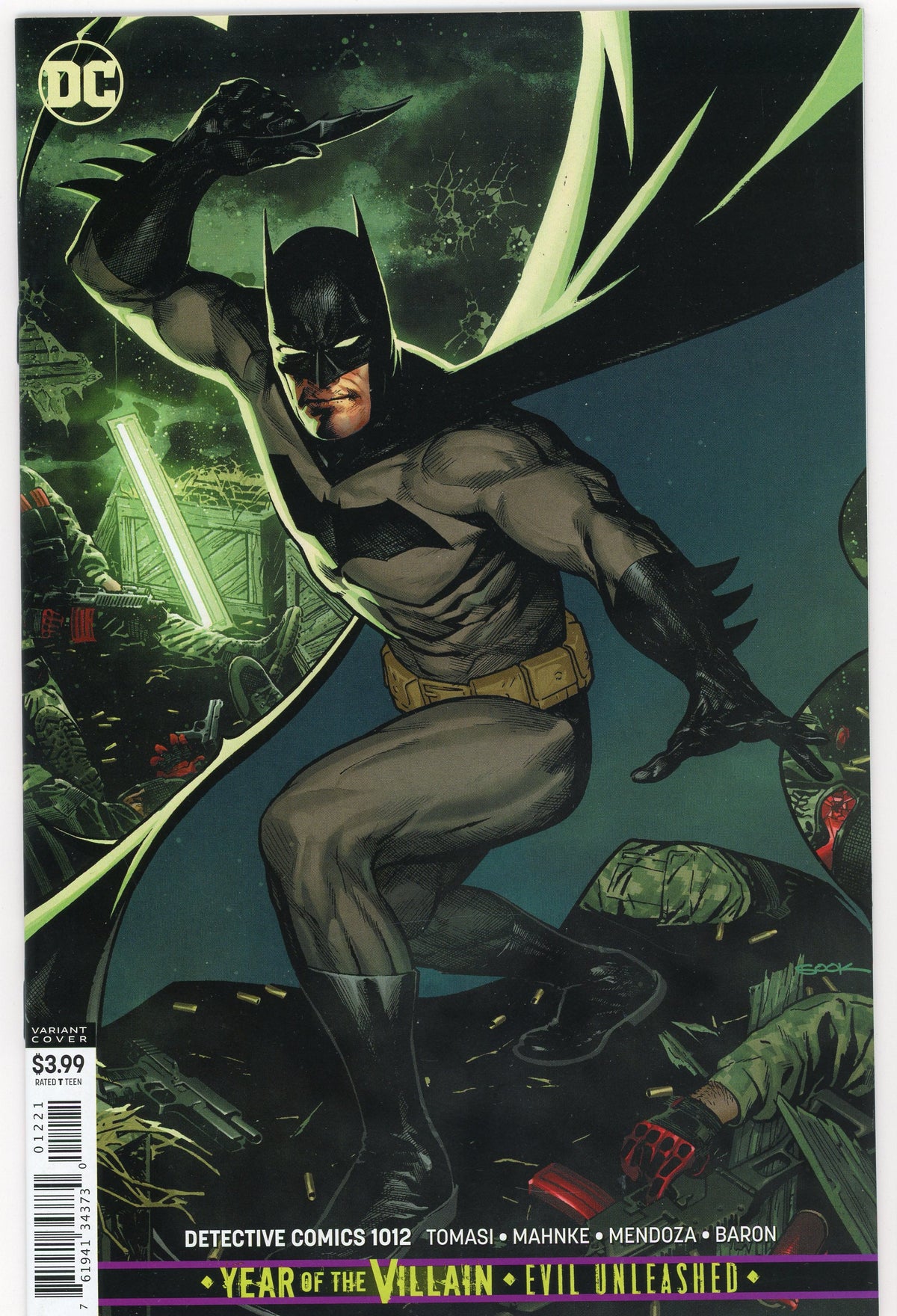 DECECTIVE COMICS #1012 NM TOMASI WORK SPLENDID COVER GLOSSY GEM