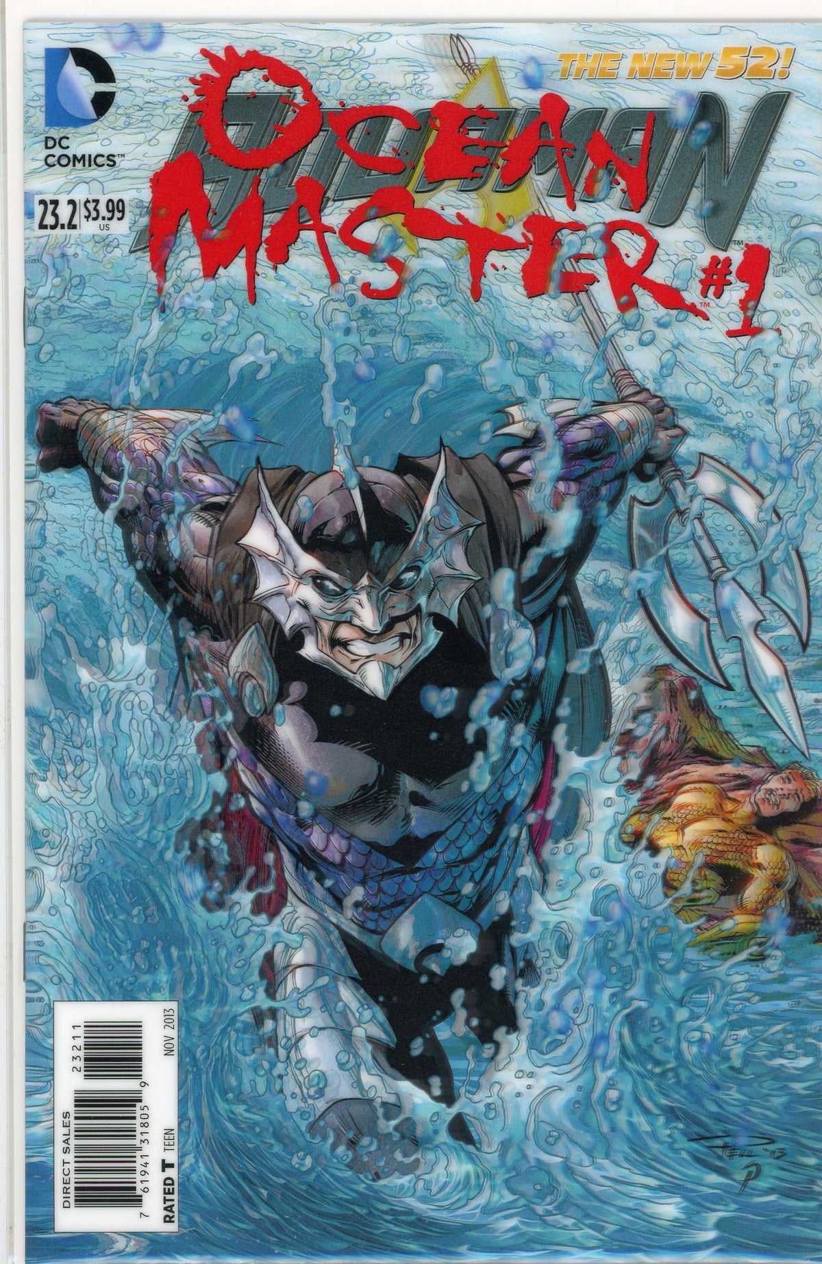 AQUAMAN #23.2 NM LENTICULAR COVER ASTOUNDING ACTION GREAT GLOSS