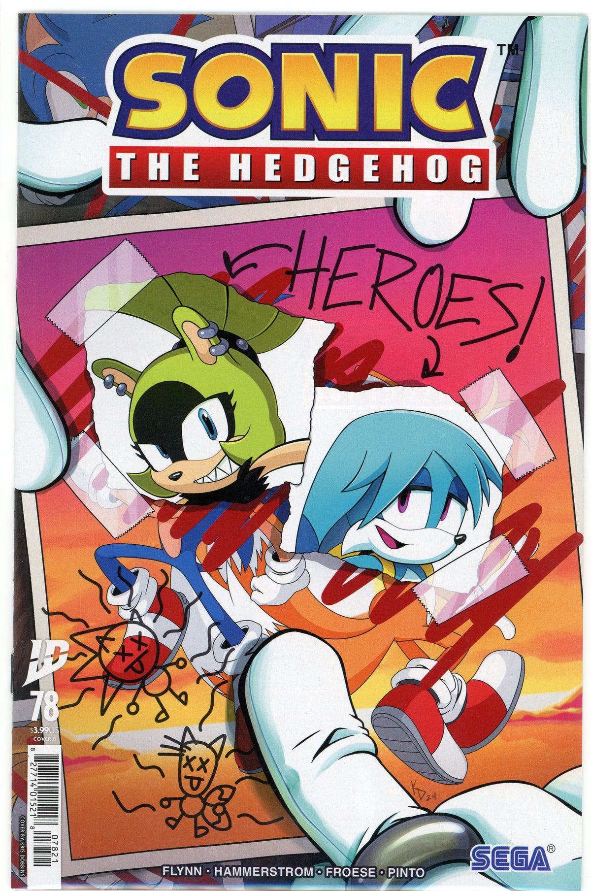 SONIC THE HEDGEHOG #78 NM SEGA SYSTEMS BRILLIANT SHEEN COOL COVER