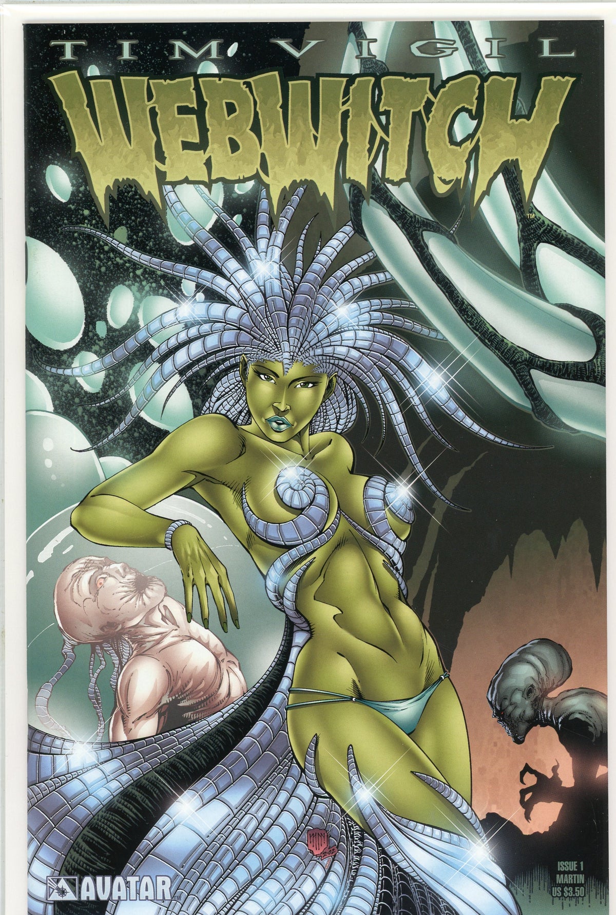 WEBWITCH #1 NM SEXY COVER AVATAR PRESS GLOSSY FINISH