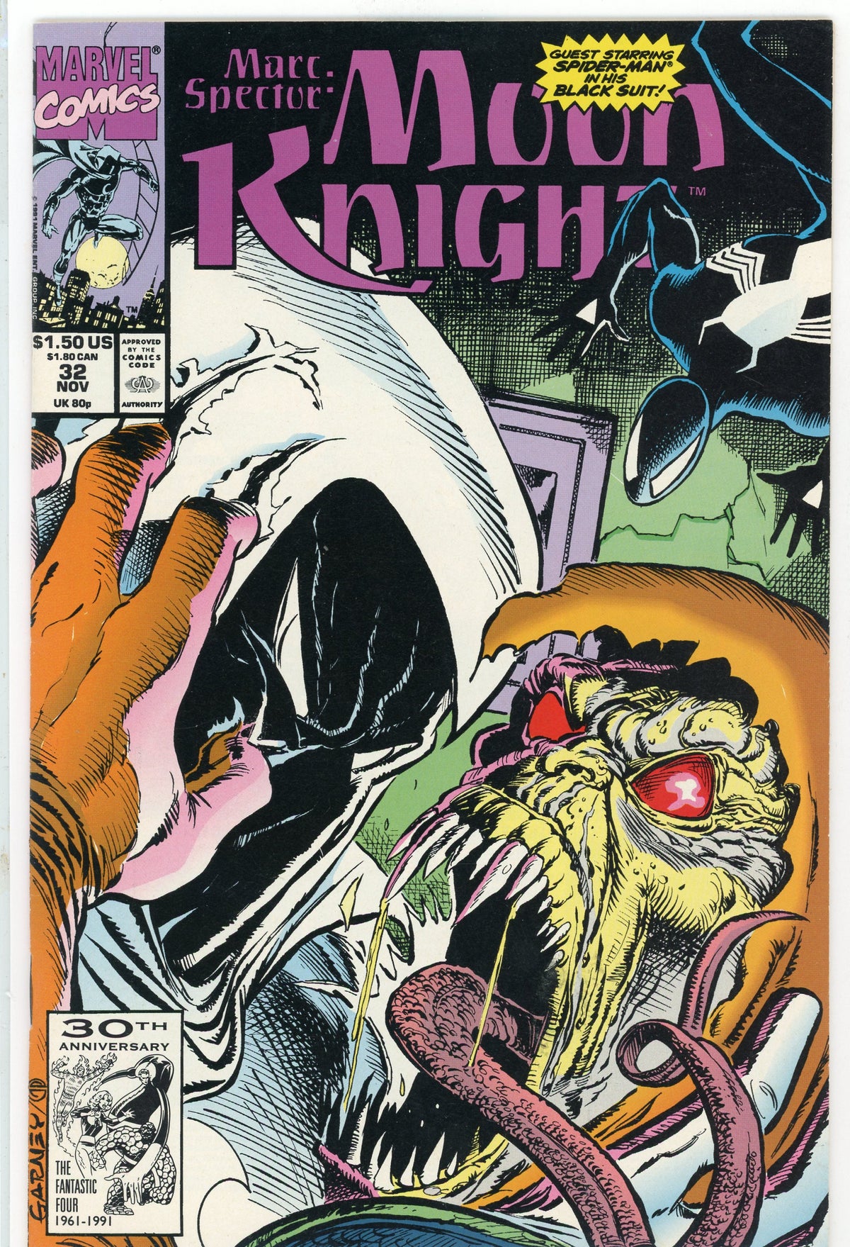MARC SPECTOR MOON KNIGHT #32 NM TERRIFYING COVER VIVID COLORS