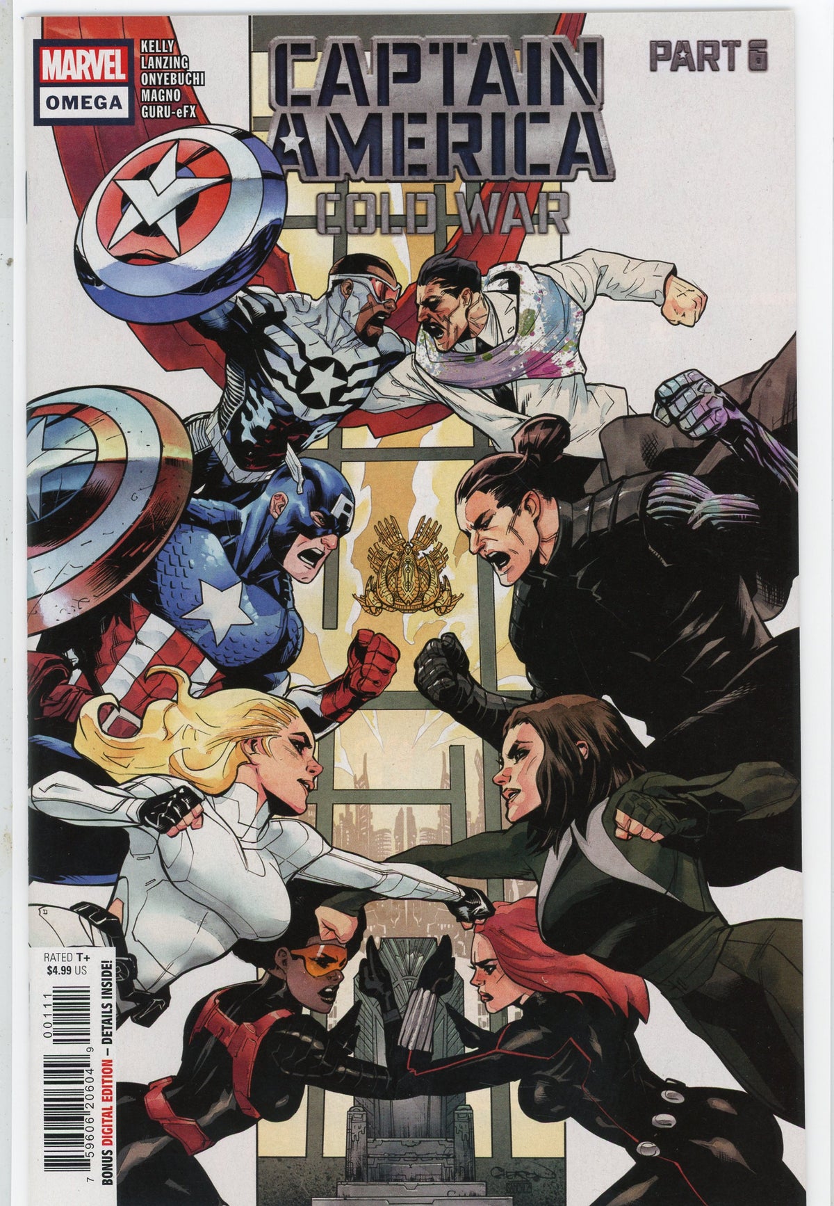 CAPTAIN AMERICA COLD WAR #6 NM STUNNING COVER AND GLOSSY SHEEN