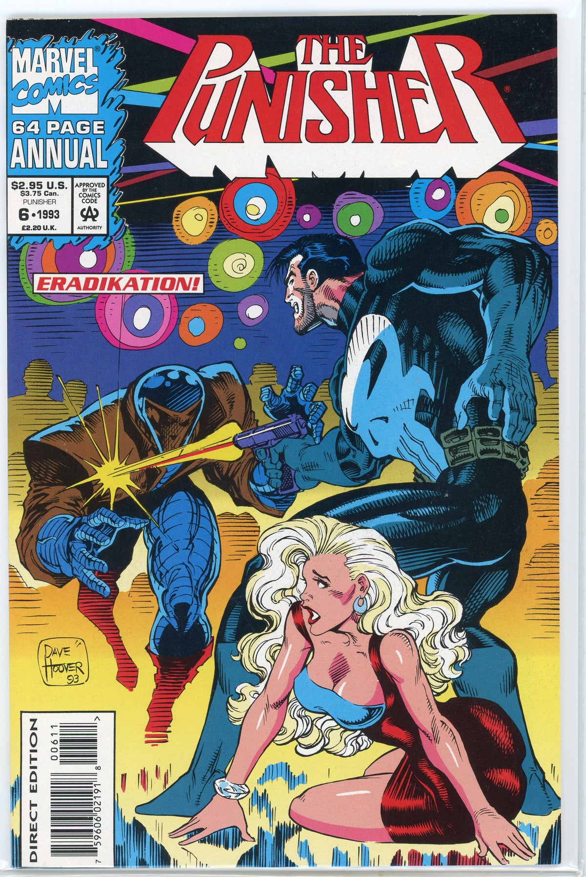 THE PUNISHER ANNUAL #6 NM SEXY COVER FANTASTIC COLOR PALETTE