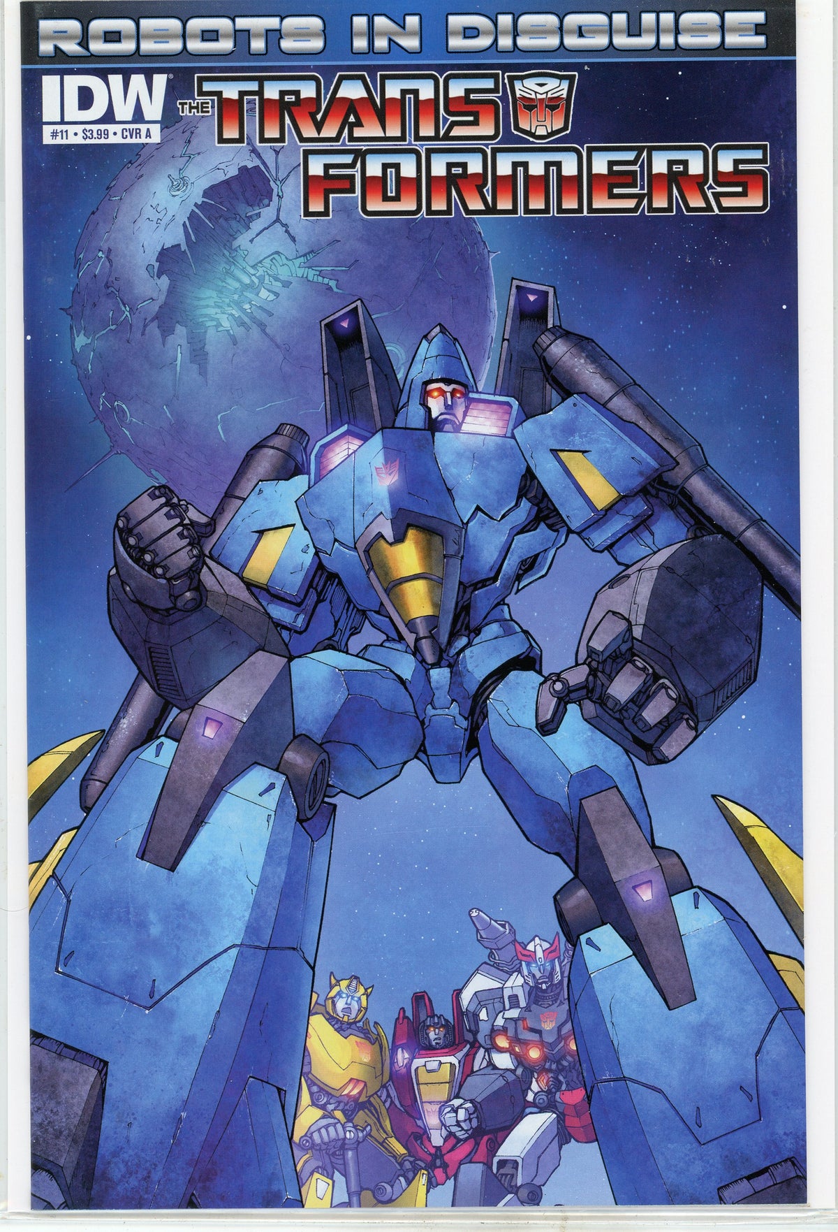 THE TRASFORMERS #11 COVER A NM ROBOTS IN DISGUISE MAGNIFICENT COVER IDW