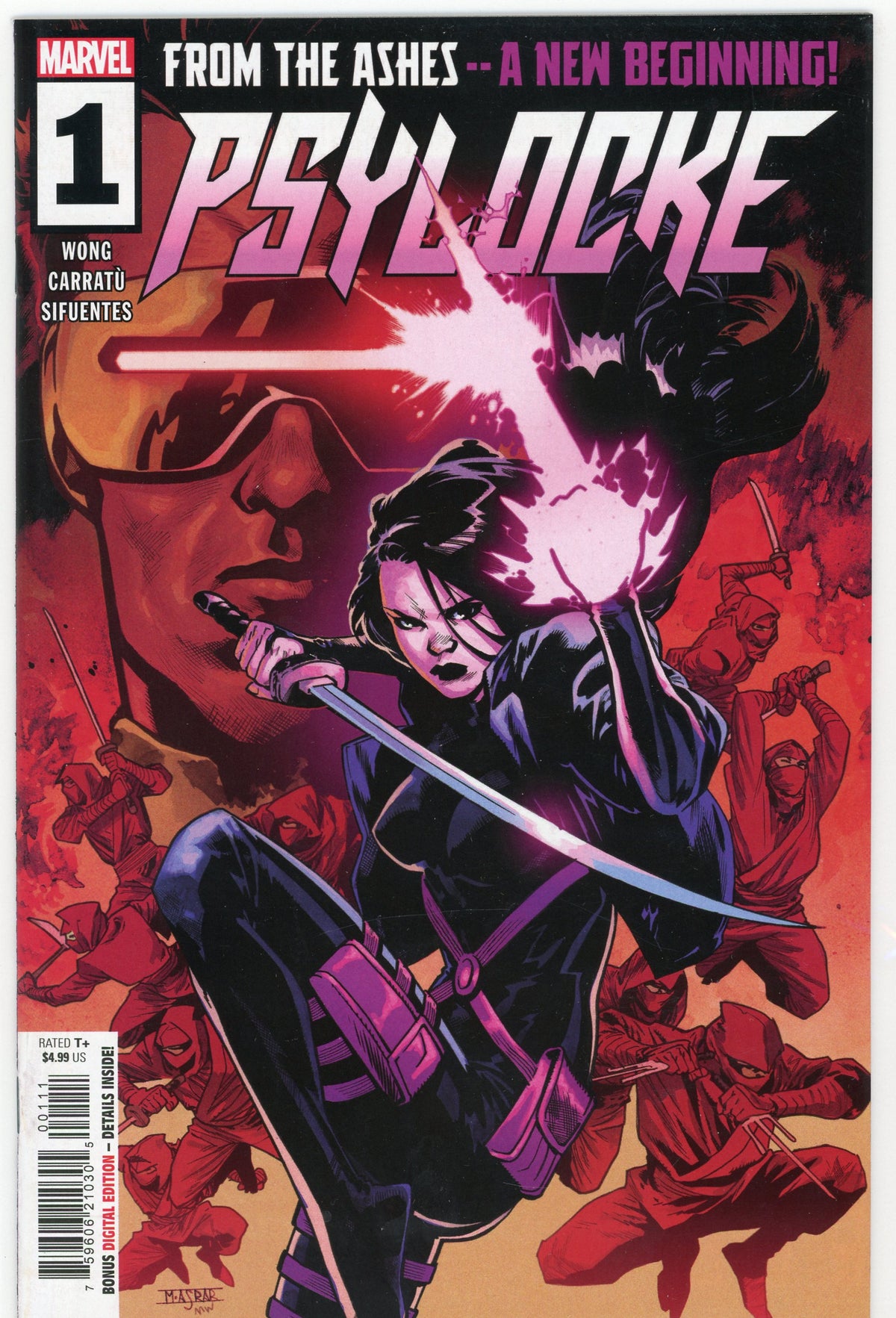 PSYLOCKE #1 NM EXPLOSIVE ACTION COVER KILLER SHEEN