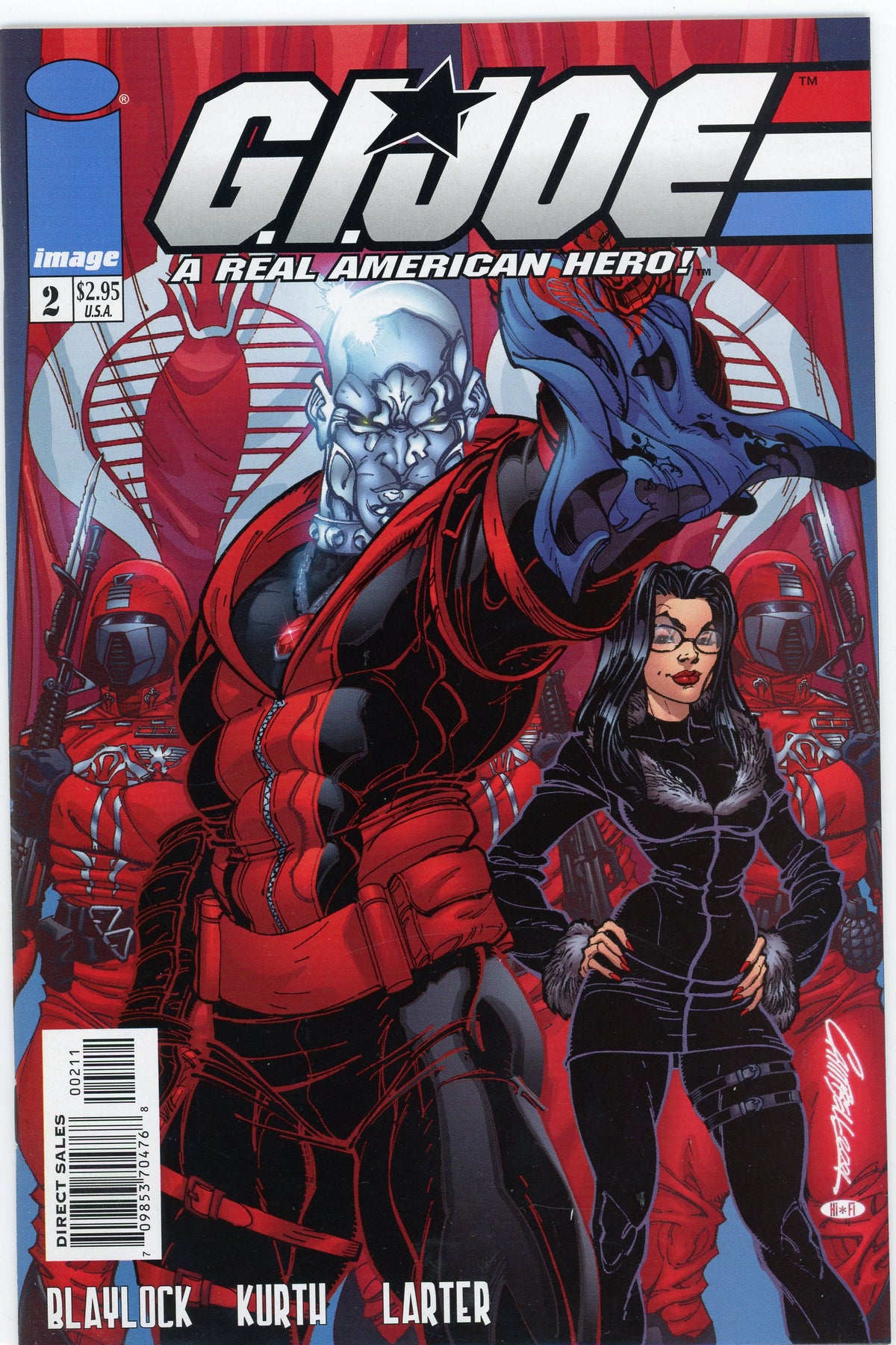 GI JOE A REAL AMERICAN HERO #2 NM CLASSIC COVER BLAYLOCK WORK