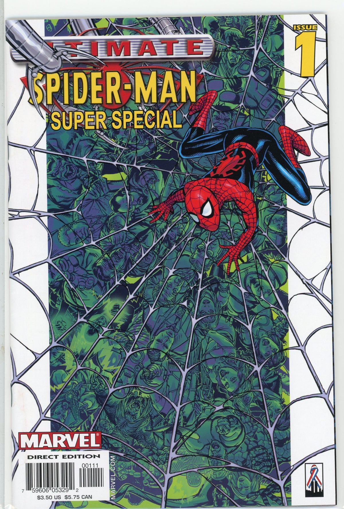 ULTIMATE SPIDERMAN SUPER SPECIAL #1 NM FANTASTIC COVER GLOSSY SHEEN
