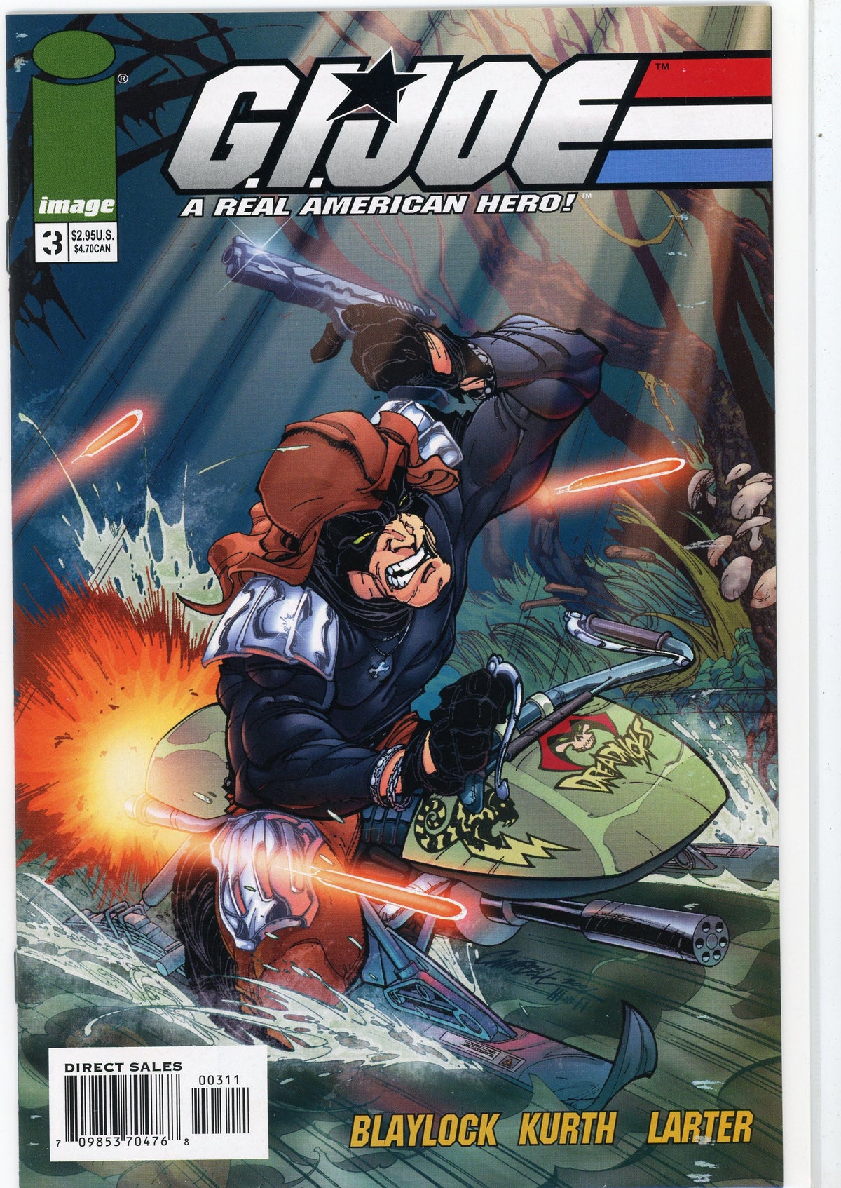 GI JOE A REAL AMERICAN HERO #3 NM BLAYLOCK WORK GLOSSY SHEEN
