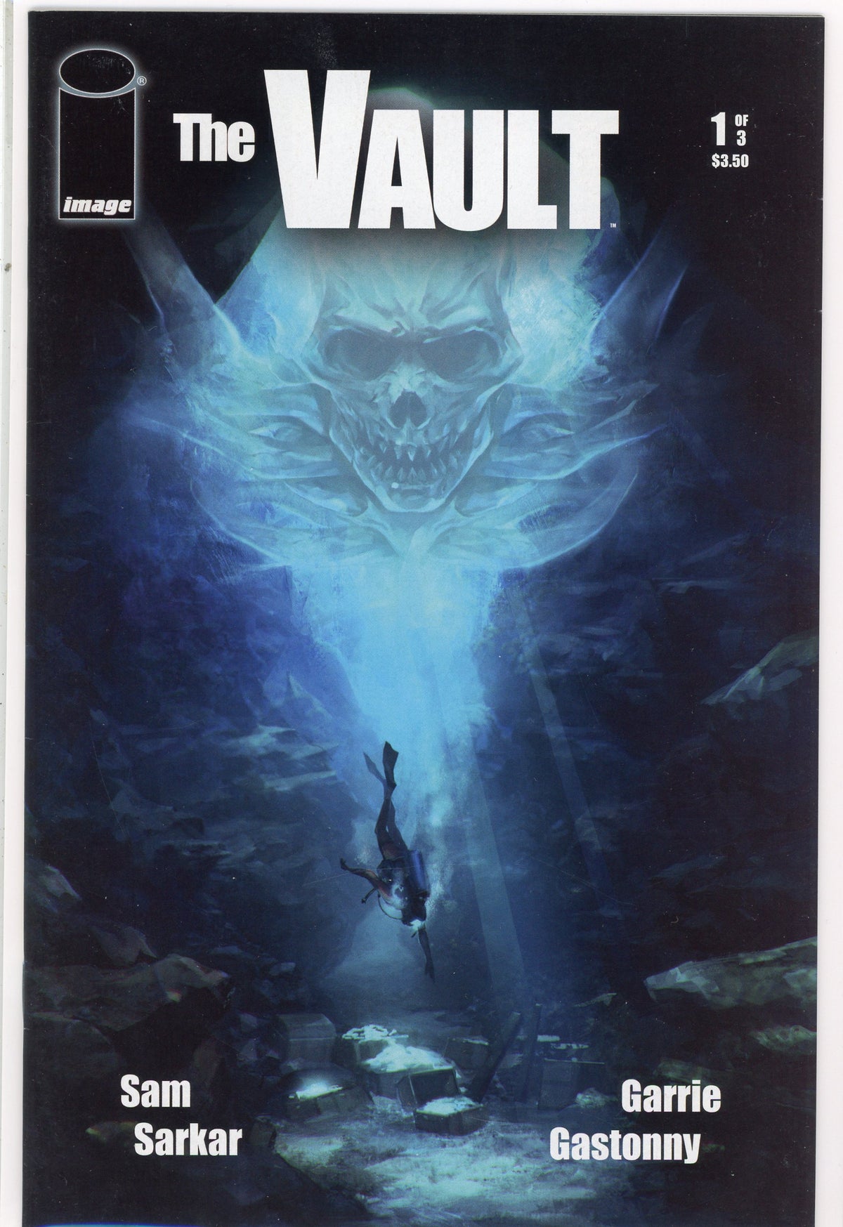 THE VAULT #1 OF 3 NM TERRIFYINGLY BEAUTIFUL COVER GLISTENING SHEEN