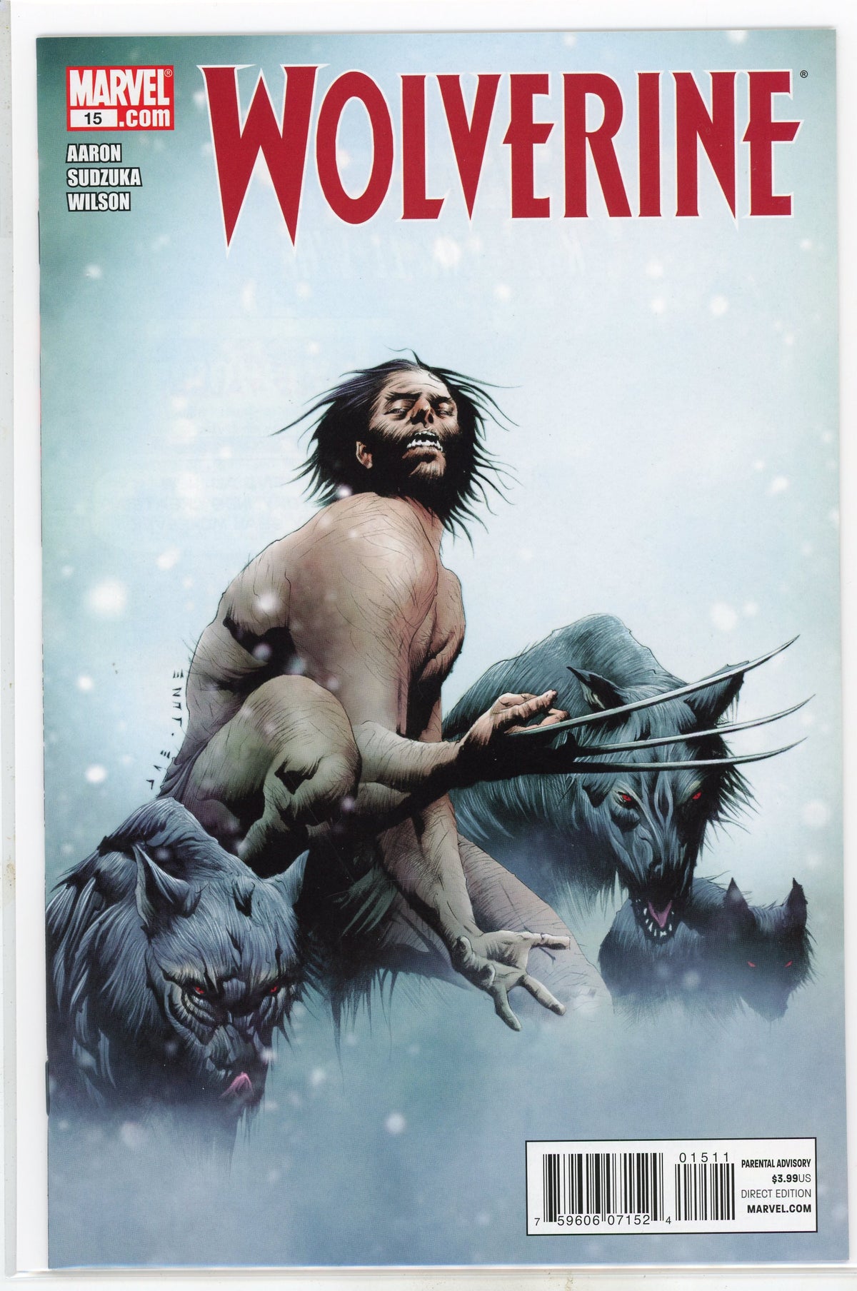 WOLVERINE #15 NM MIND BLOWING COVER TERRIFIC SHEEN