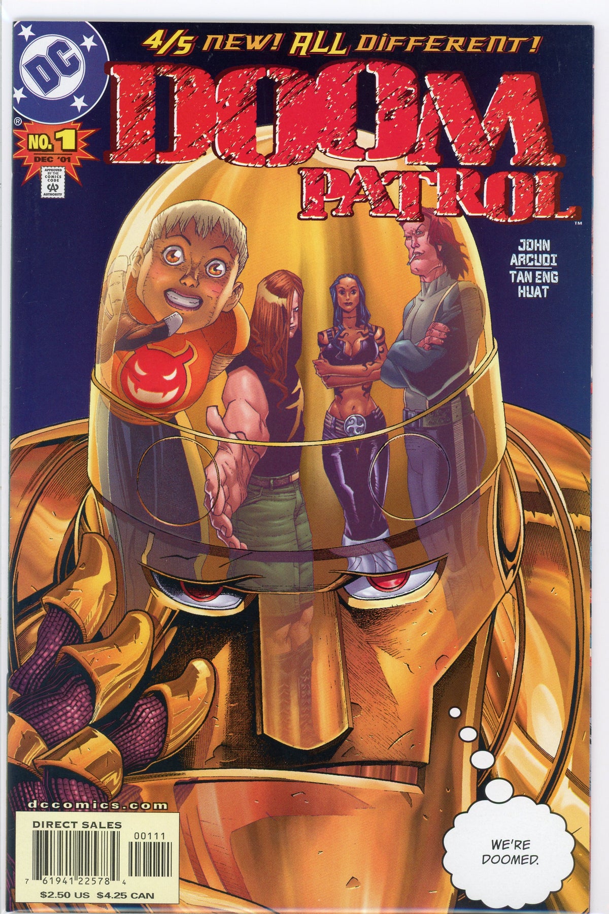 DOOM PATROL #1 NM 2001 IMAGINITIVE COVER KILLER GLOSS