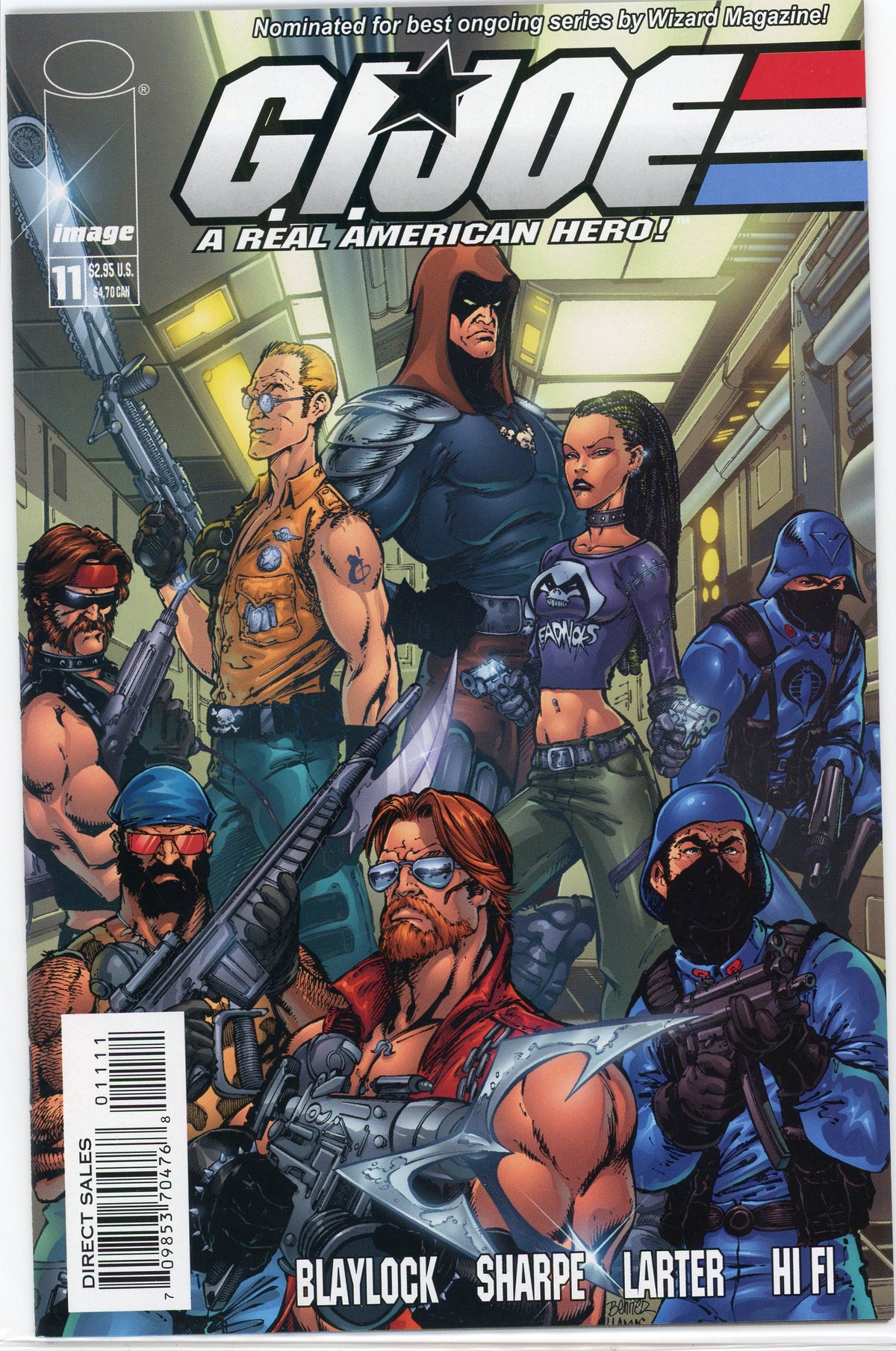 GI JOE A REAL AMERICAN HERO #11 NM IMAGE COMICS VIBRANT HUES ON COVER