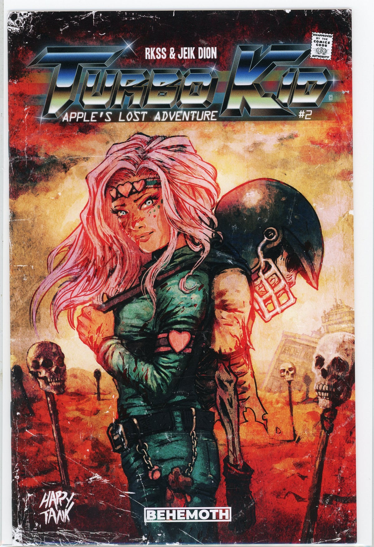 TURBO KID #2 NM POST APOCALYPTIC COVER INCREDIBLE SHEEN