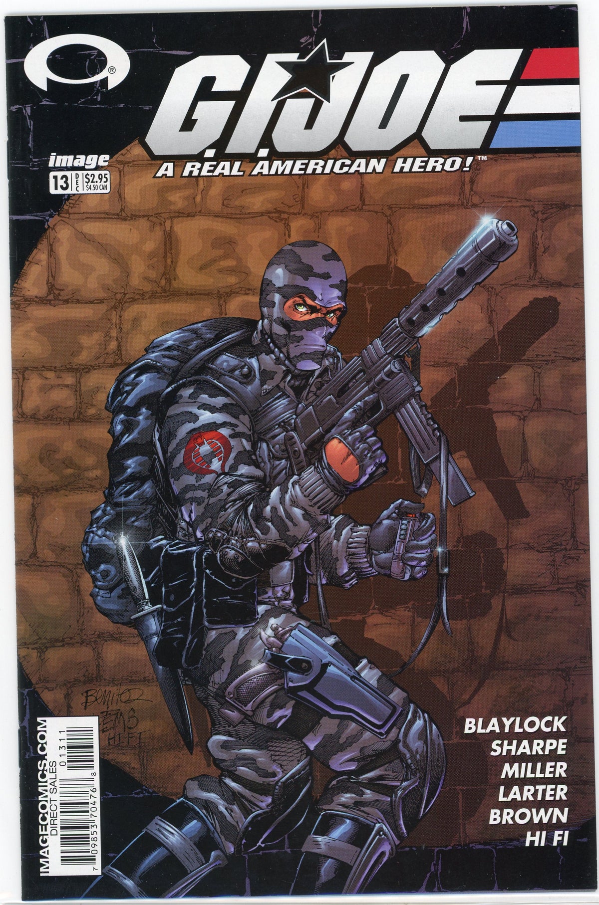 GI JOE A REAL AMERICAN HERO #13 NM CLASSIC COVER IMAGE COMICS BLAYLOCK WORK